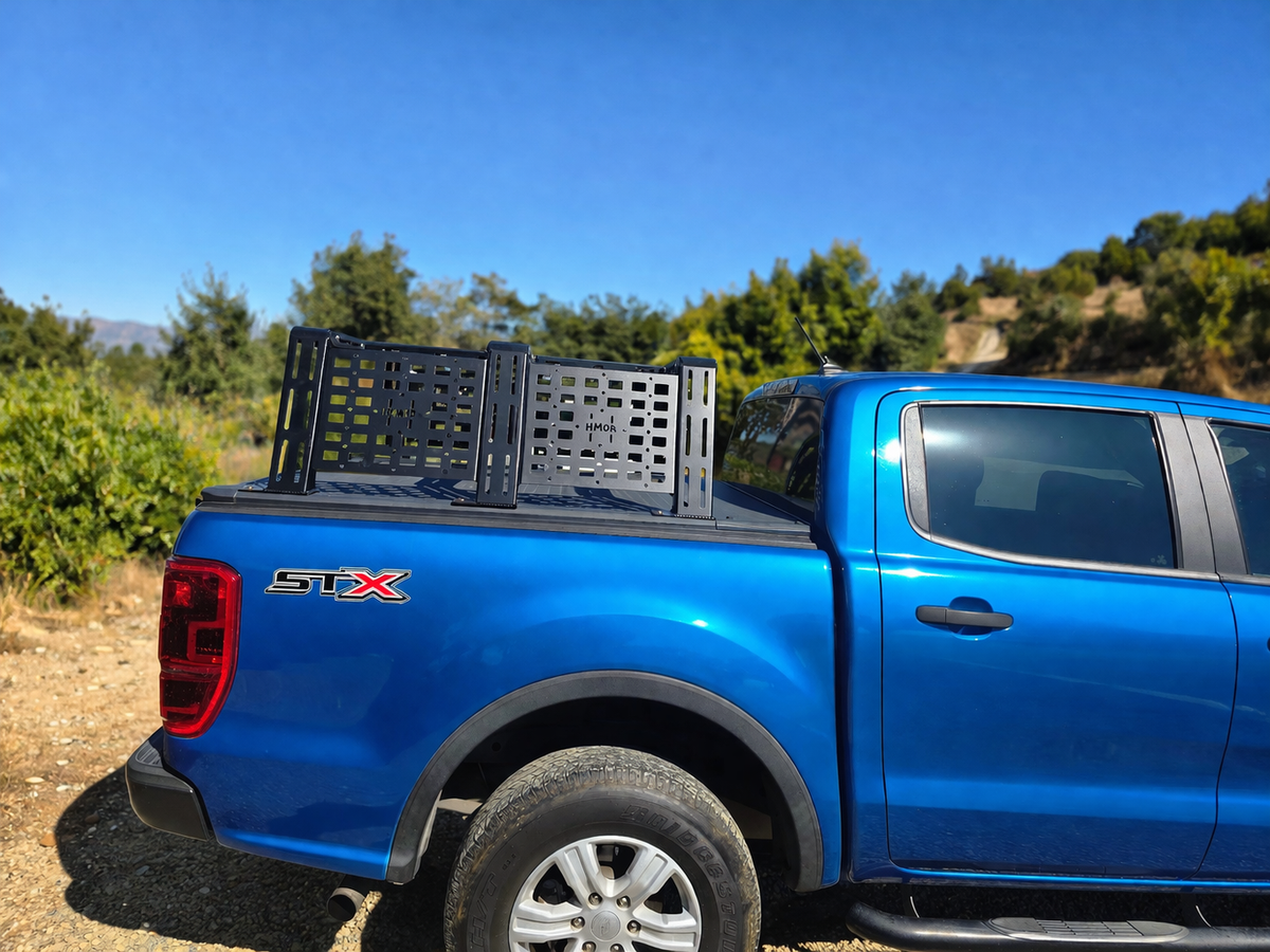 Ranger driver side with low ROCK-IT rack and MOLLE panels