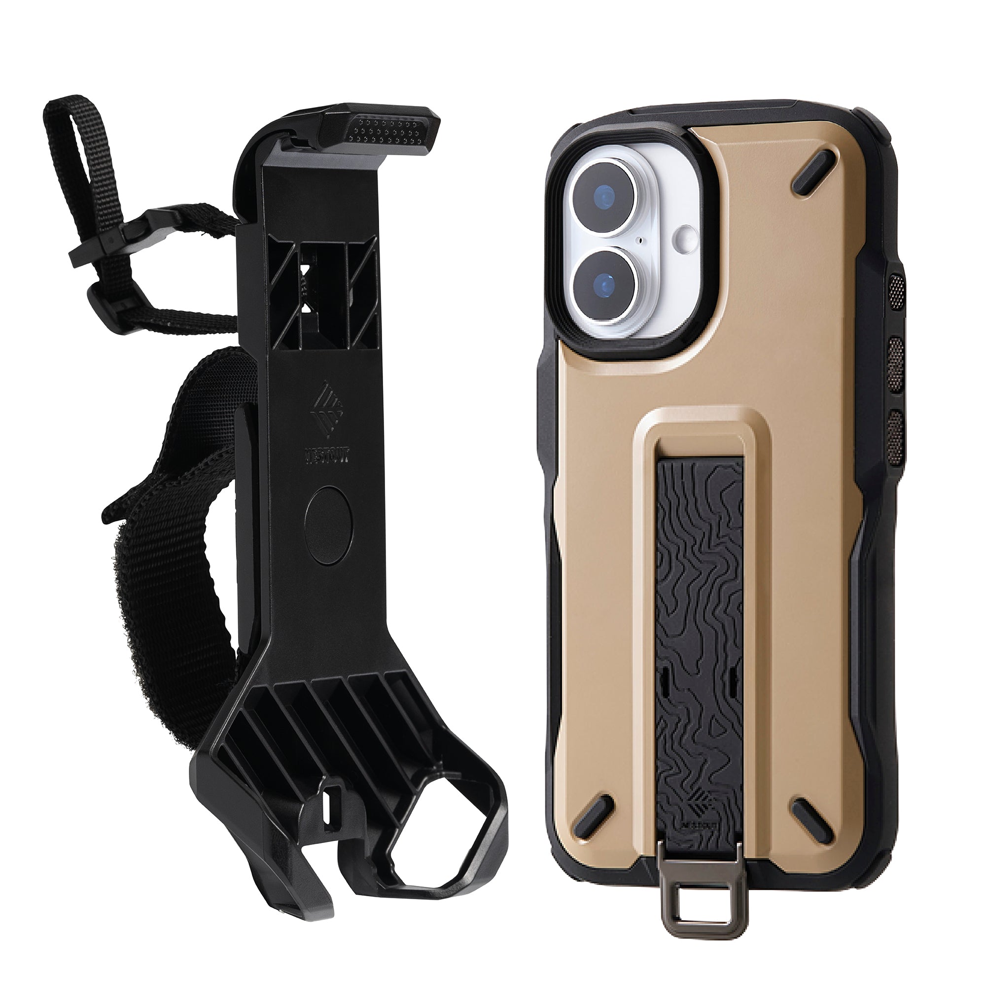 NESTOUT Trekking Hybrid case for iPhone 16