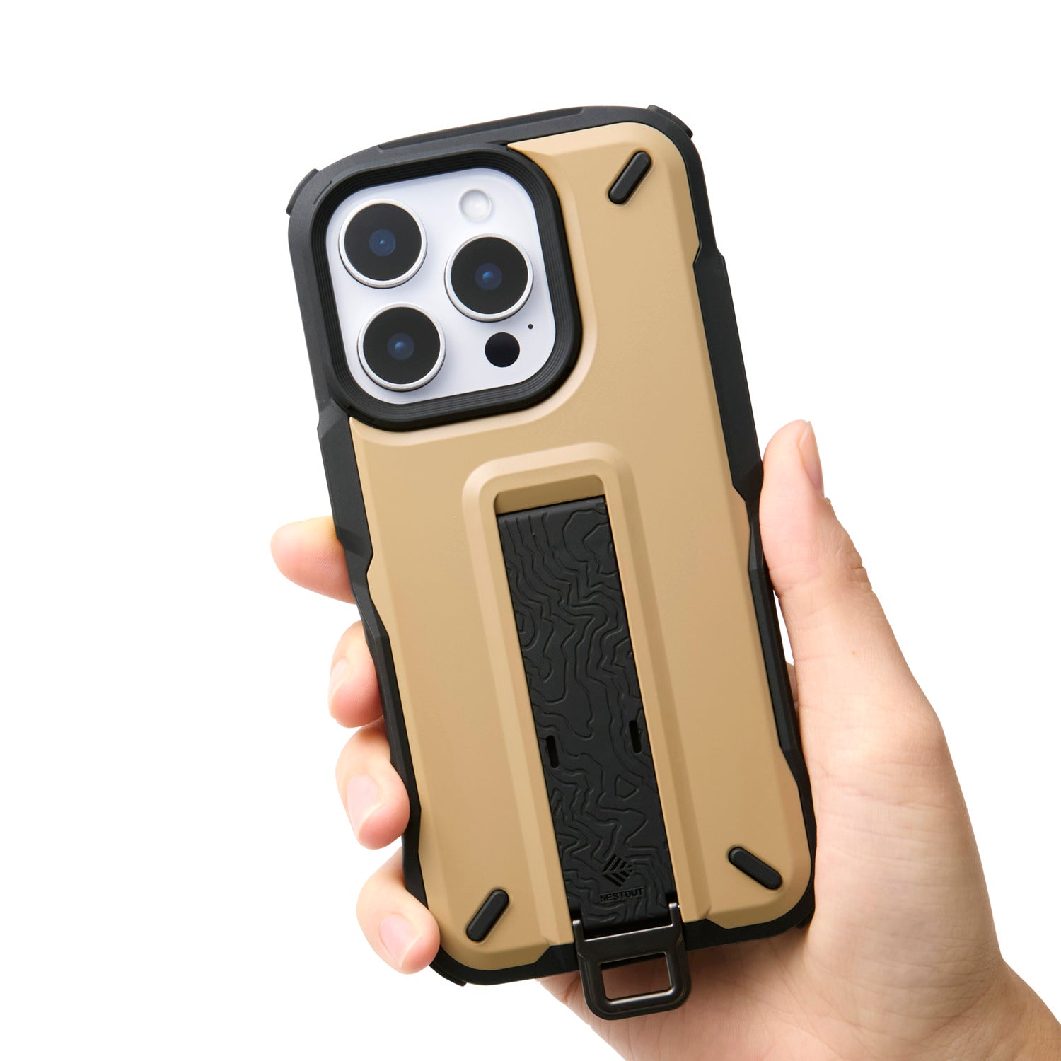 NESTOUT Trekking Hybrid case for iPhone 16 Pro