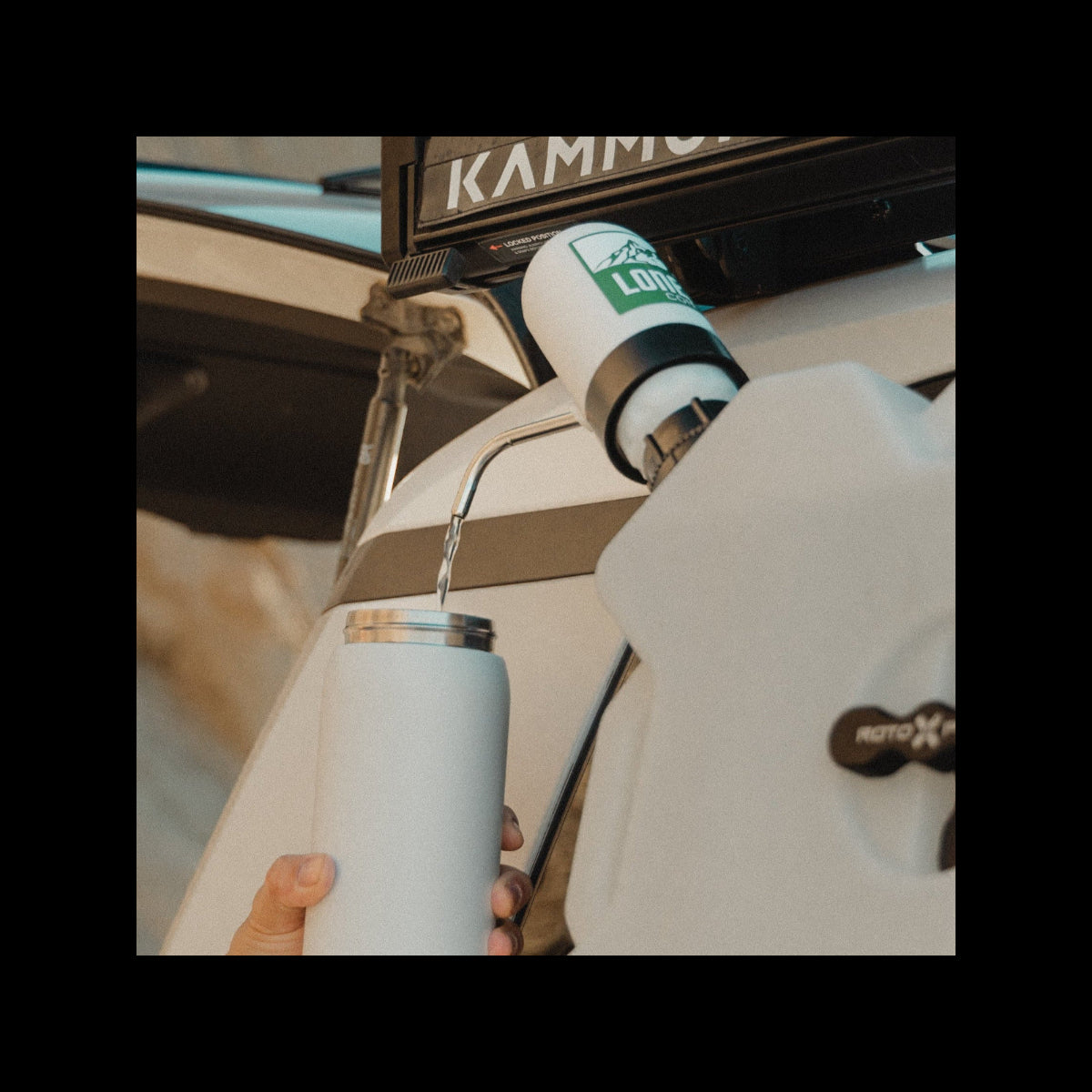 RotopaX Overland Water Pump Kit — Rechargeable USB-C Pump & CNC Adapter