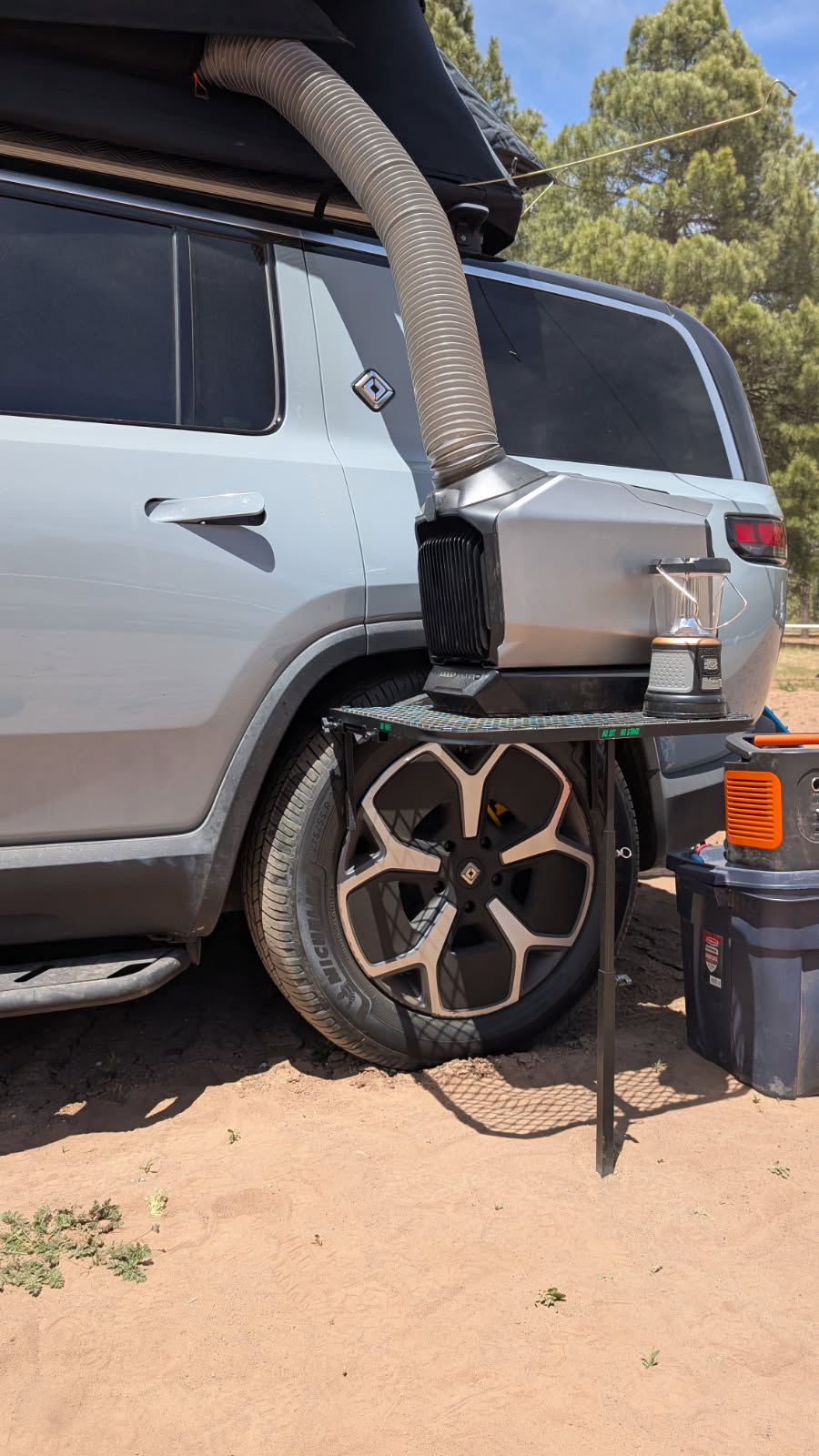 SMALL -  Aluminum Camping Table