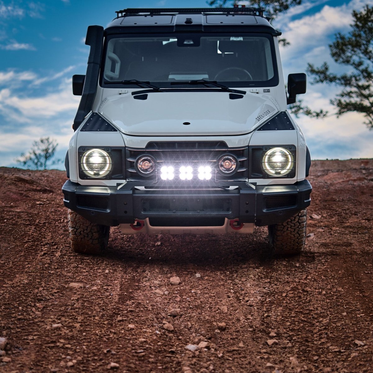 INEOS Grenadier Front Bumper Light Kit (Mount + 3-Light LED Bar)
