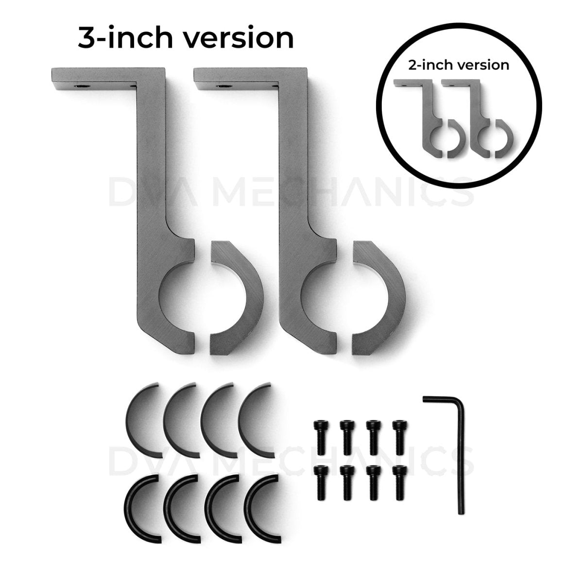 Versatile Mounting Clamps – 2‑Pack (2" or 3" Versions Available)