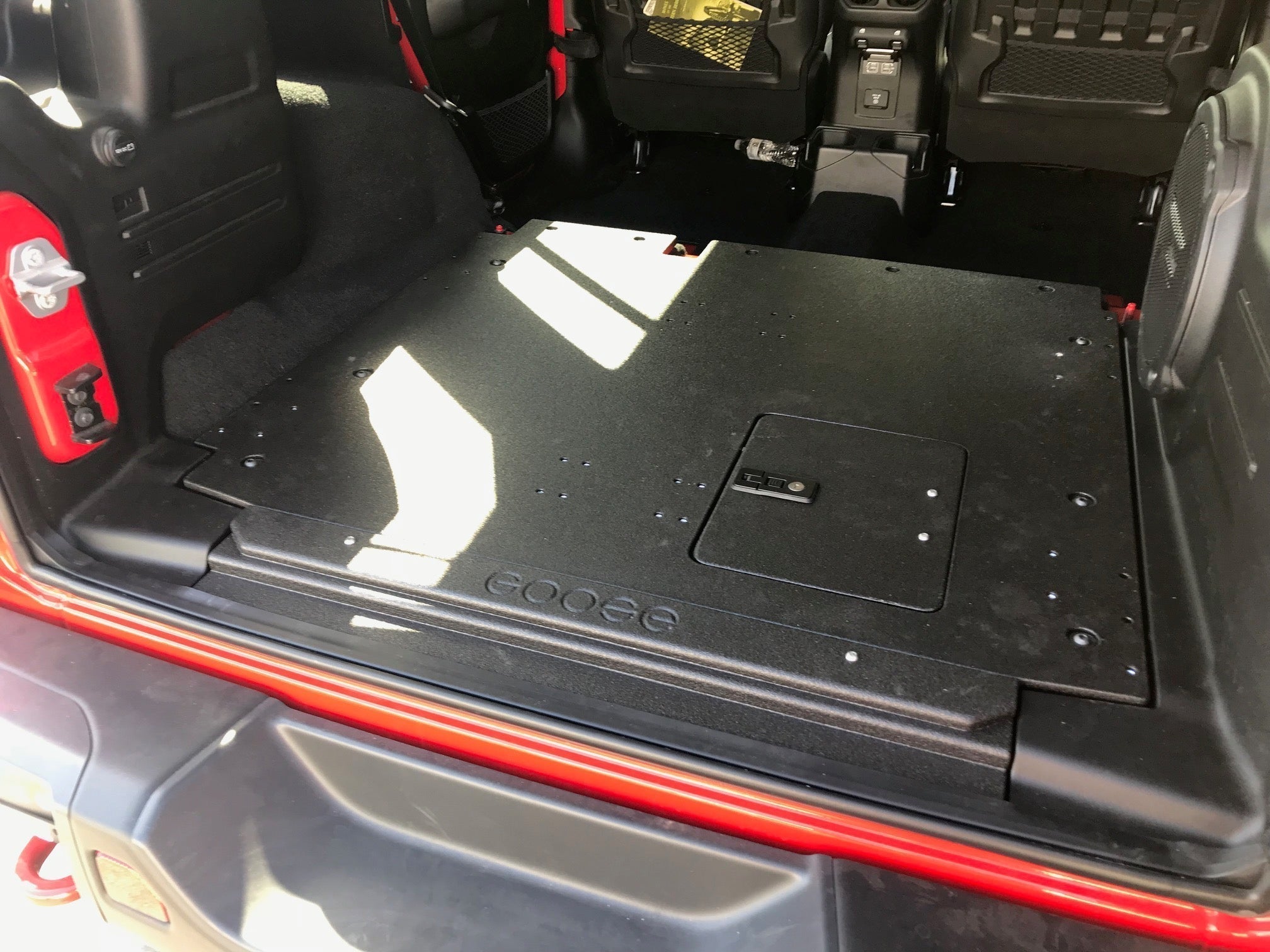 Jeep Wrangler 2018-Present JLU 4 Door - Rear Plate System Plate Systems Goose Gear- Overland Kitted