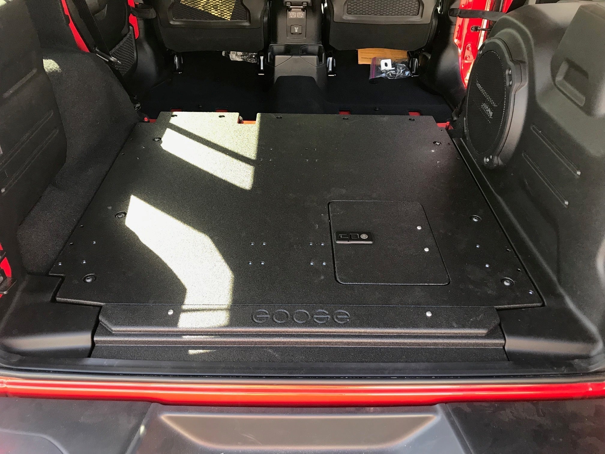 Jeep Wrangler 2018-Present JLU 4 Door - Rear Plate System Plate Systems Goose Gear- Overland Kitted