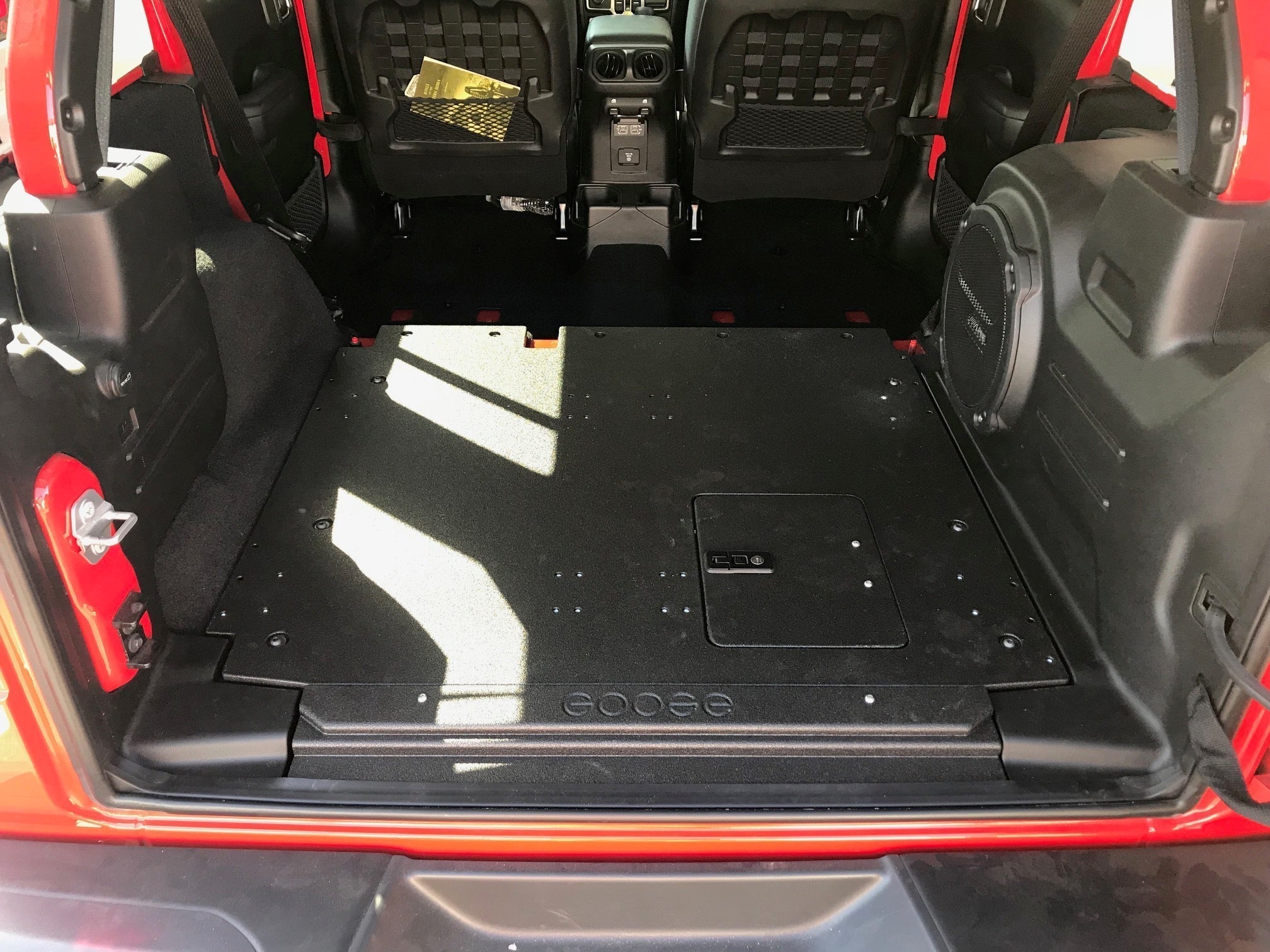 Jeep Wrangler 2018-Present JLU 4 Door - Rear Plate System Plate Systems Goose Gear- Overland Kitted