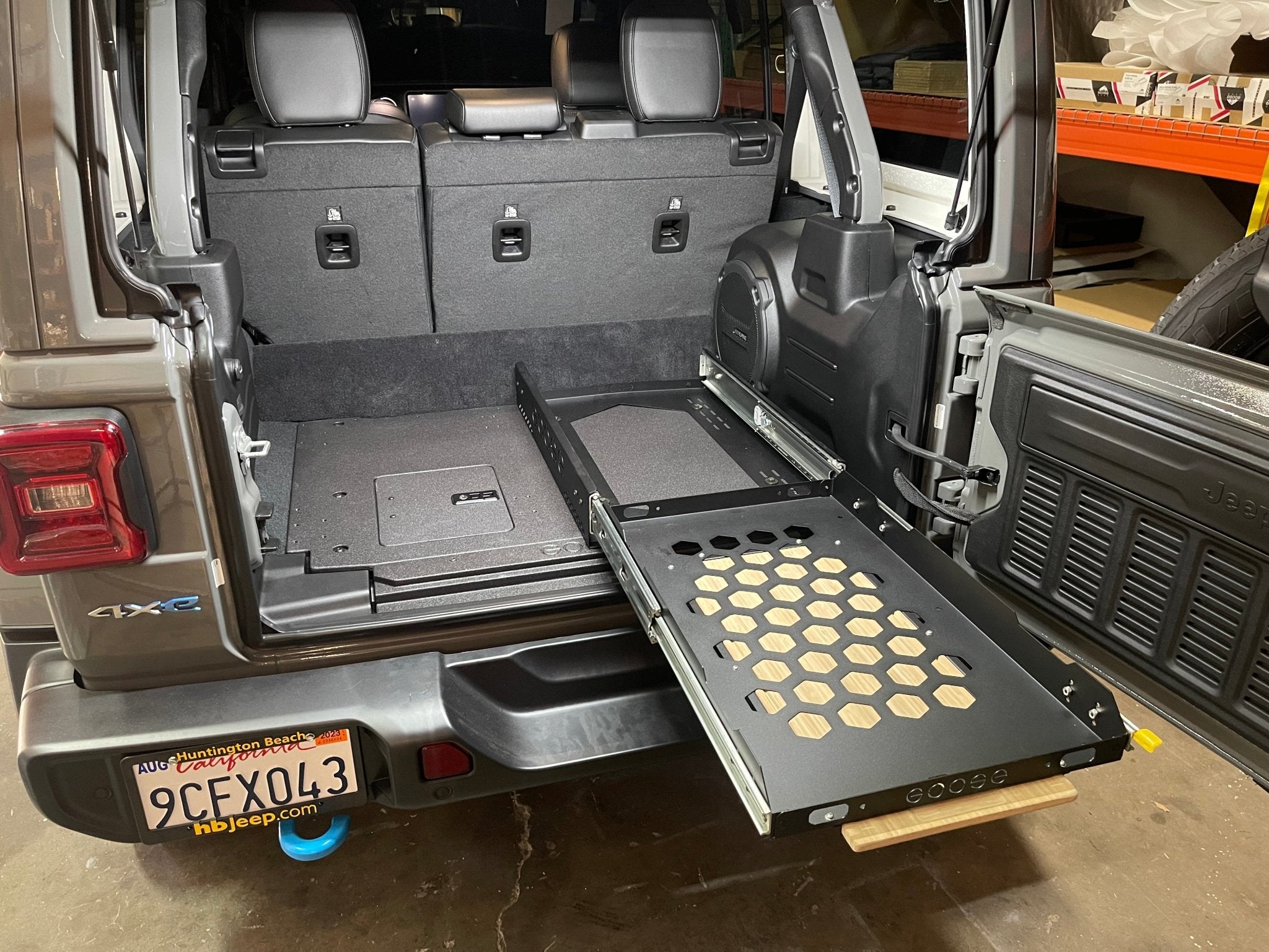 Jeep Wrangler 2021-Present 4xe 4 Door - Rear Plate System Plate Systems Goose Gear- Overland Kitted