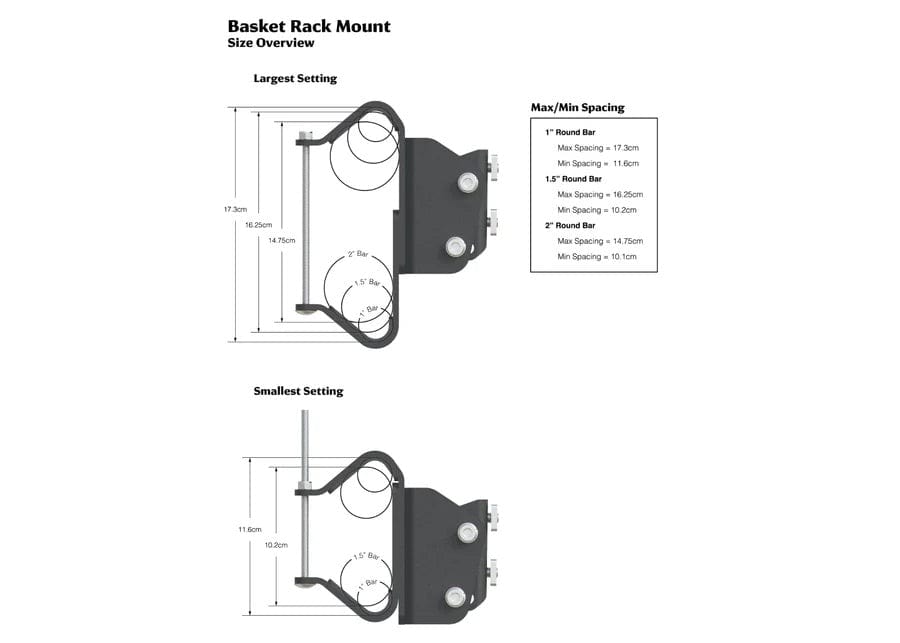 Kammok Crosswing Basket Mount Kit