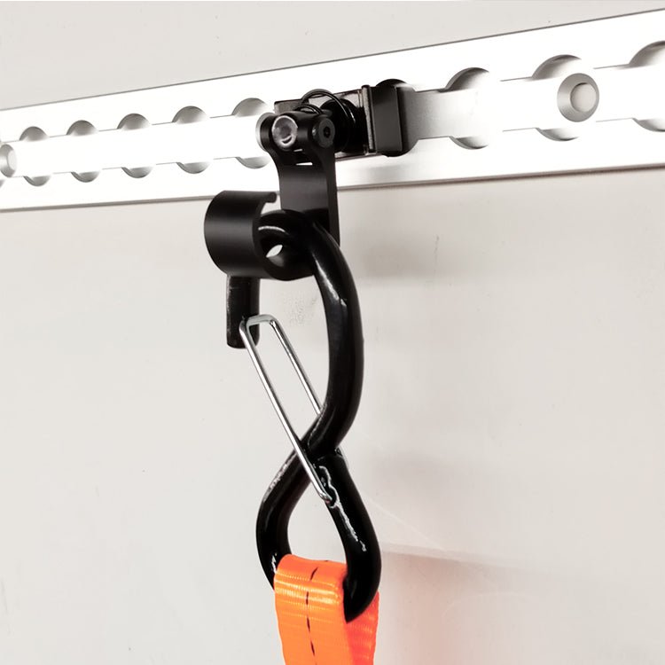 DVA L-Track Adjustable Gear Hook, 4-Pack