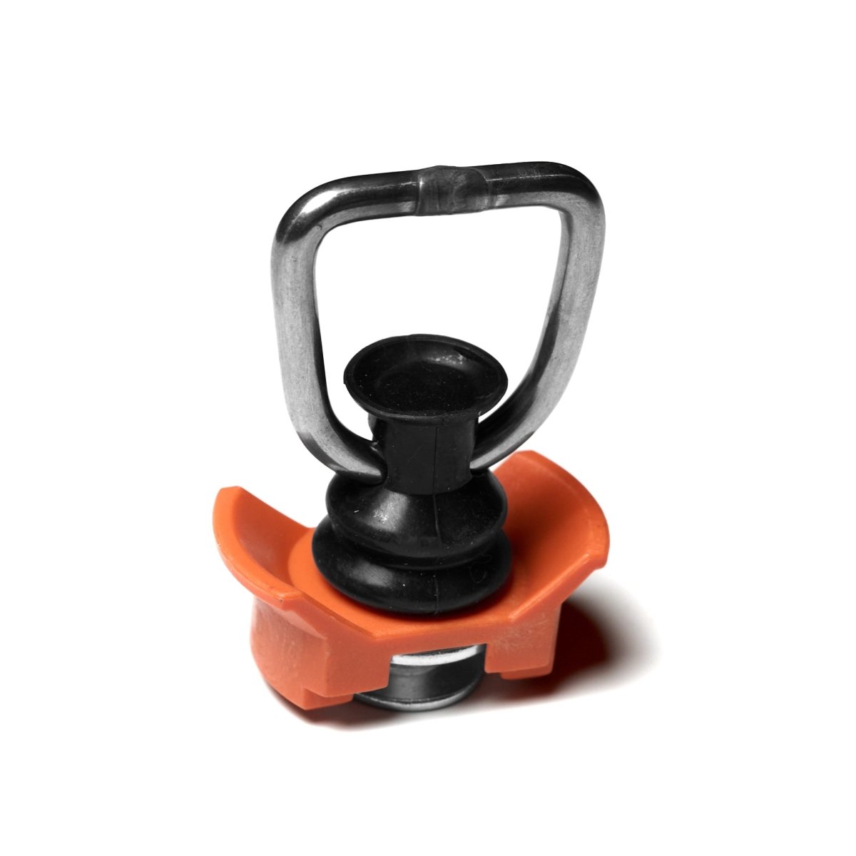 DVA L-Track Tie Down O-Ring Fitting, Orange, 4-Pack