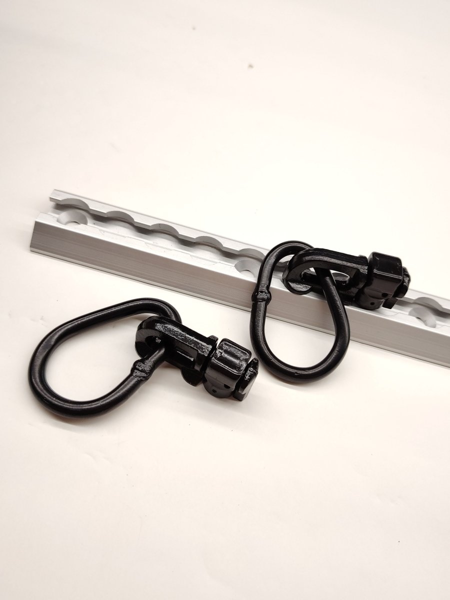 DVA L-Track Tie-Down Ring with Anchor Mount, 4-Pack