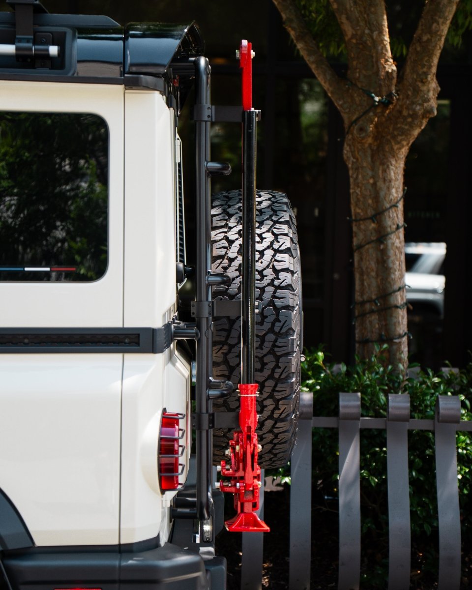 Ladder-Mounted Hi‑Lift Jack Carrier for INEOS Grenadier