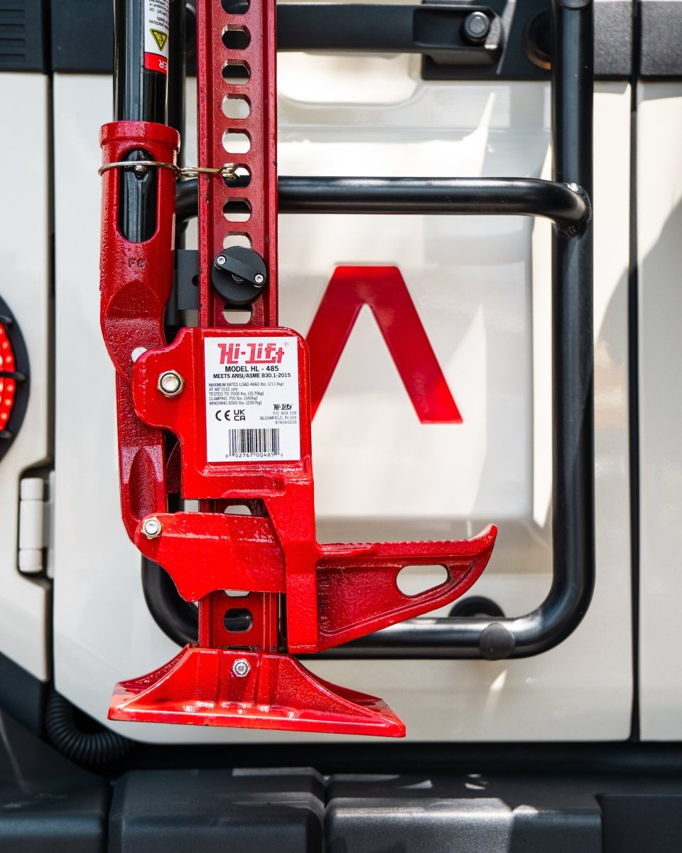 Ladder-Mounted Hi‑Lift Jack Carrier for INEOS Grenadier
