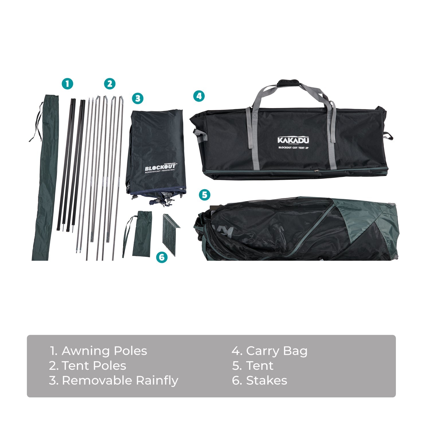 BlockOut® Cot Tent 2P