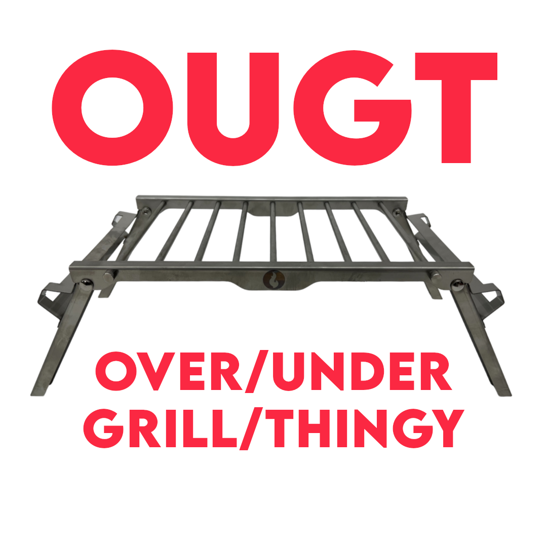 Over-Under Grill Thingy: Stand and Grill In One! LavaBox Portable Campfire- Overland Kitted