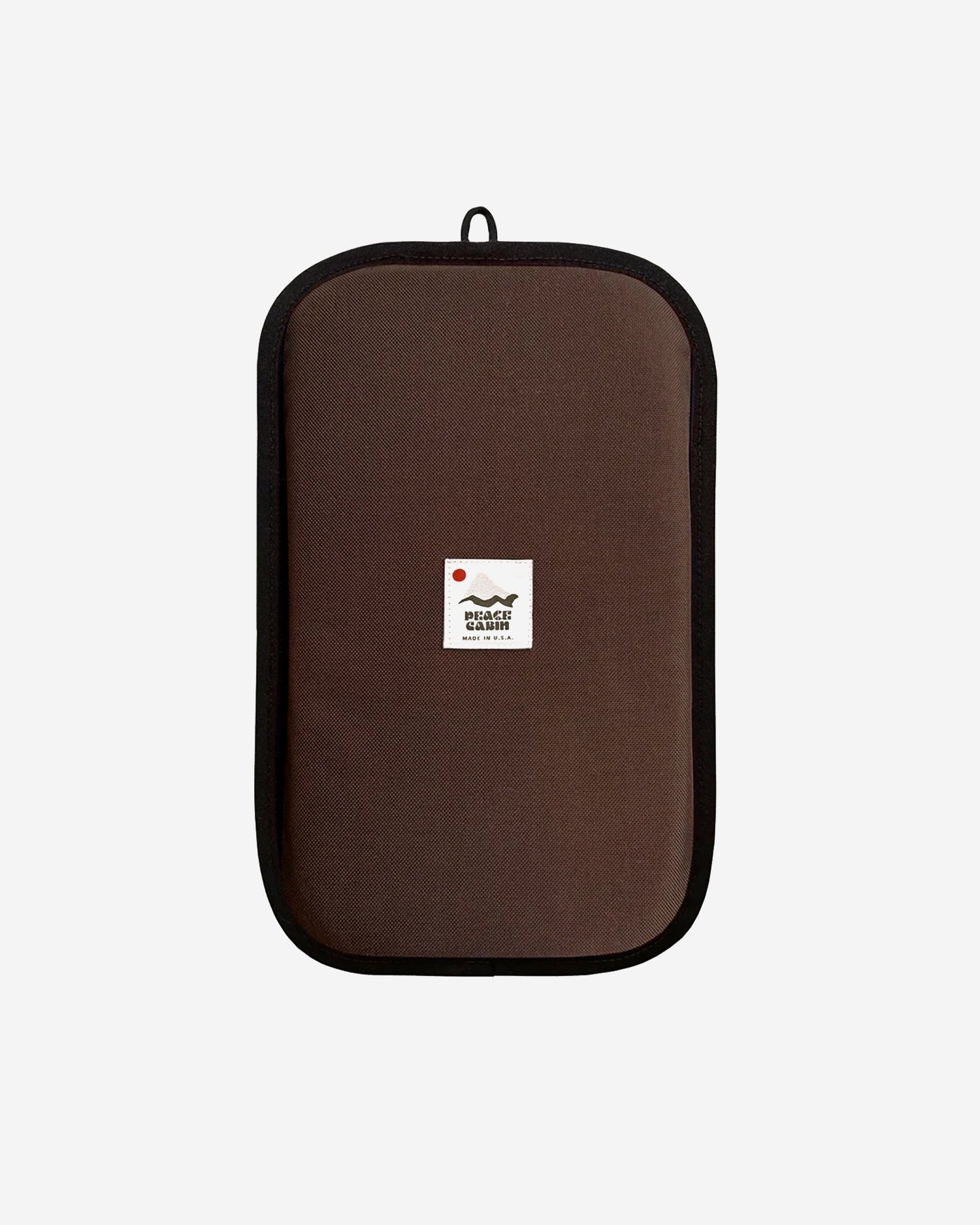 Peace Cabin Utility Sit / Kneel Pad (Brown + Neon Yellow)