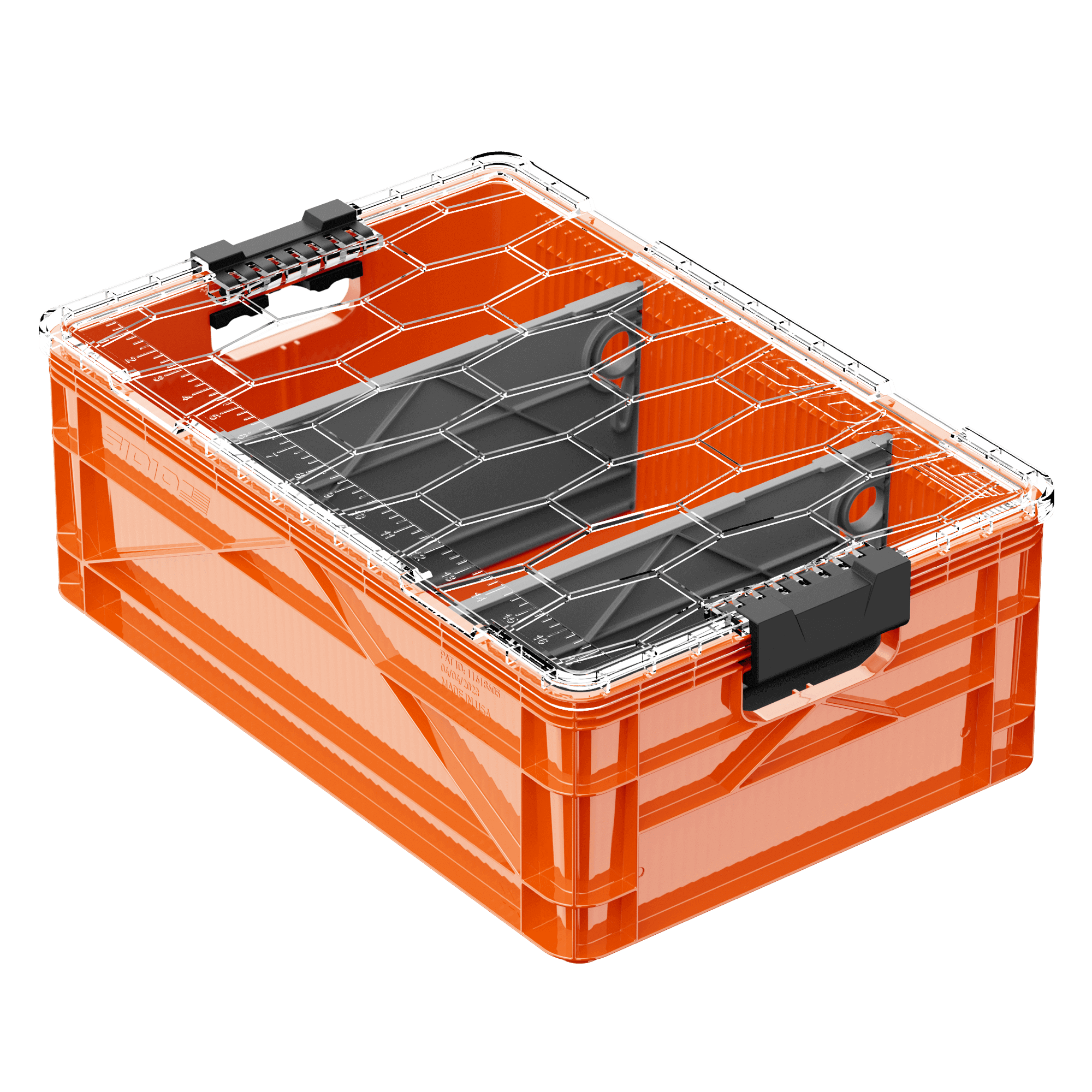 Half Size SidioCrate ORANGE SidioCrate- Overland Kitted