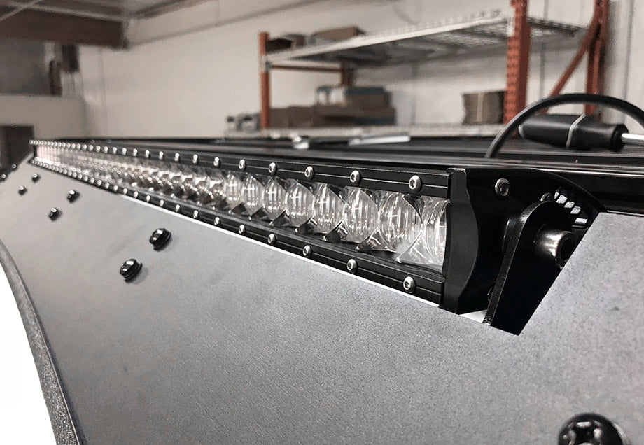 40" Cut-Out Prinsu Roof Rack Slim LED Light Bar Bracket Kit