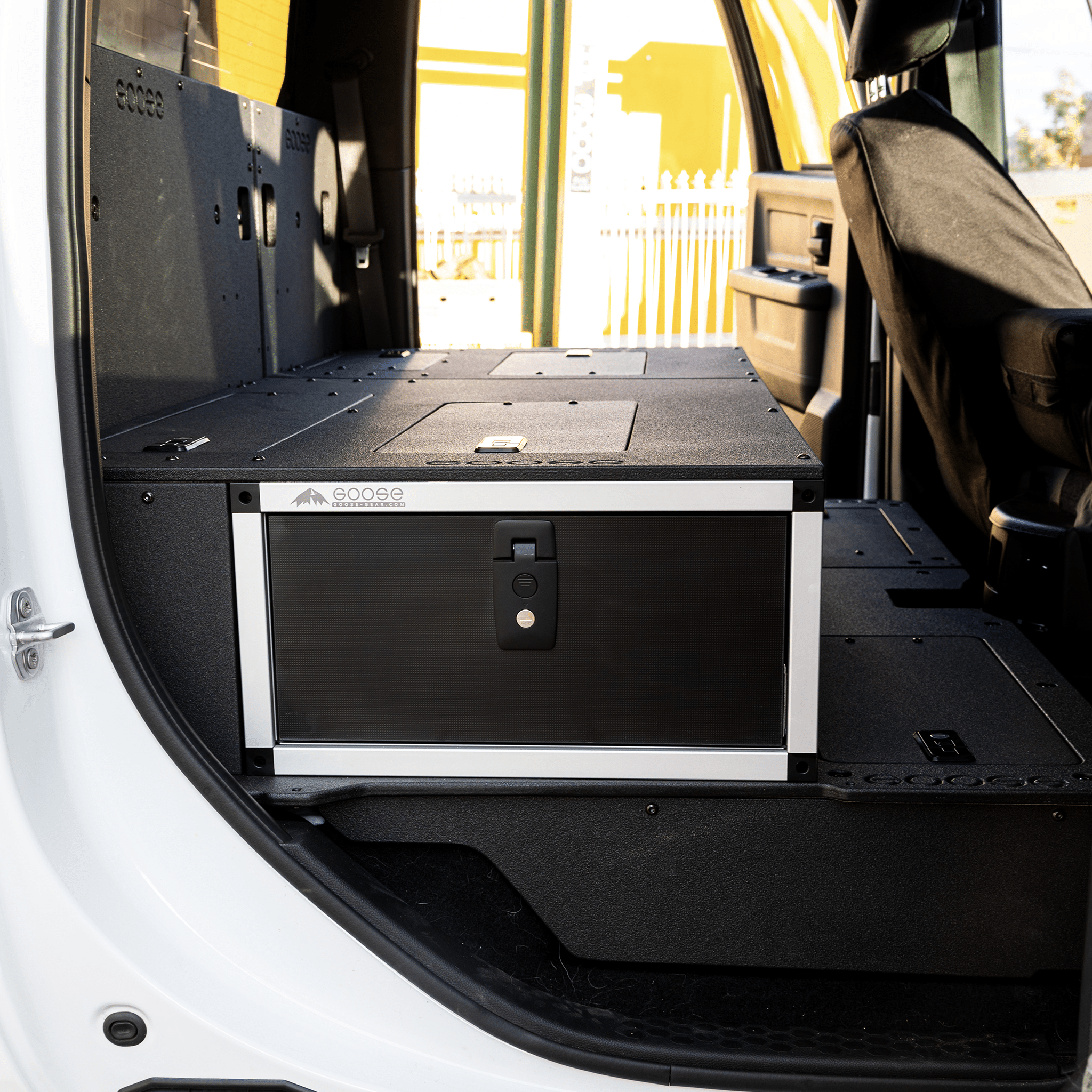 Ram 2500/3500 2009-Present 4th and 5th Gen. Crew Cab - Second Row Single Drawer Module Drawers Goose Gear- Overland Kitted