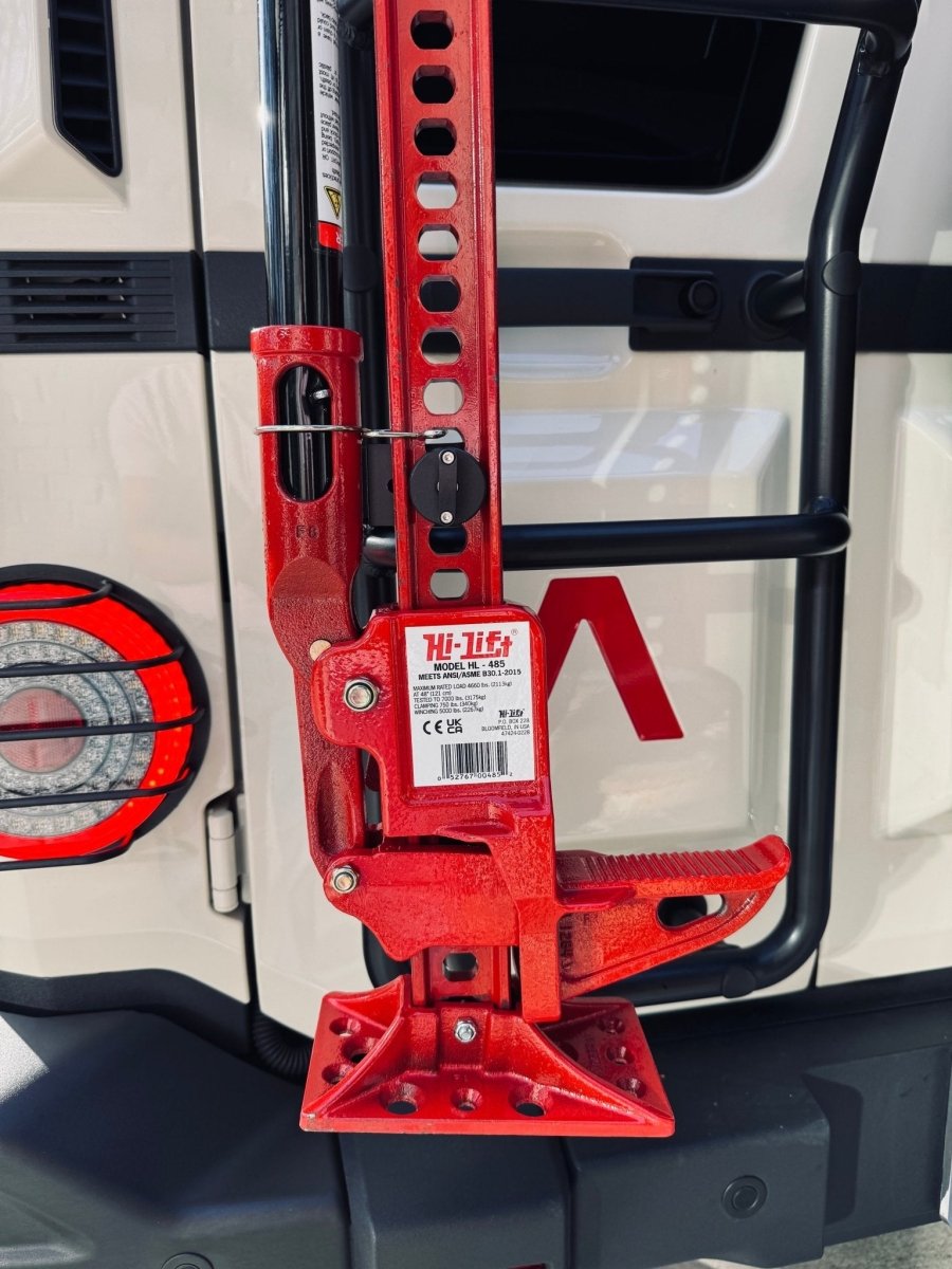 Ladder-Mounted Hi‑Lift Jack Carrier for INEOS Grenadier