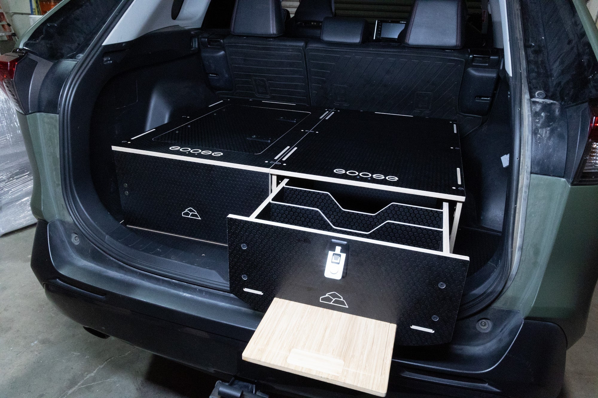 Rear Storage Package - Subaru Forester 2019-Present 5th Gen. Packages Goose Gear- Overland Kitted