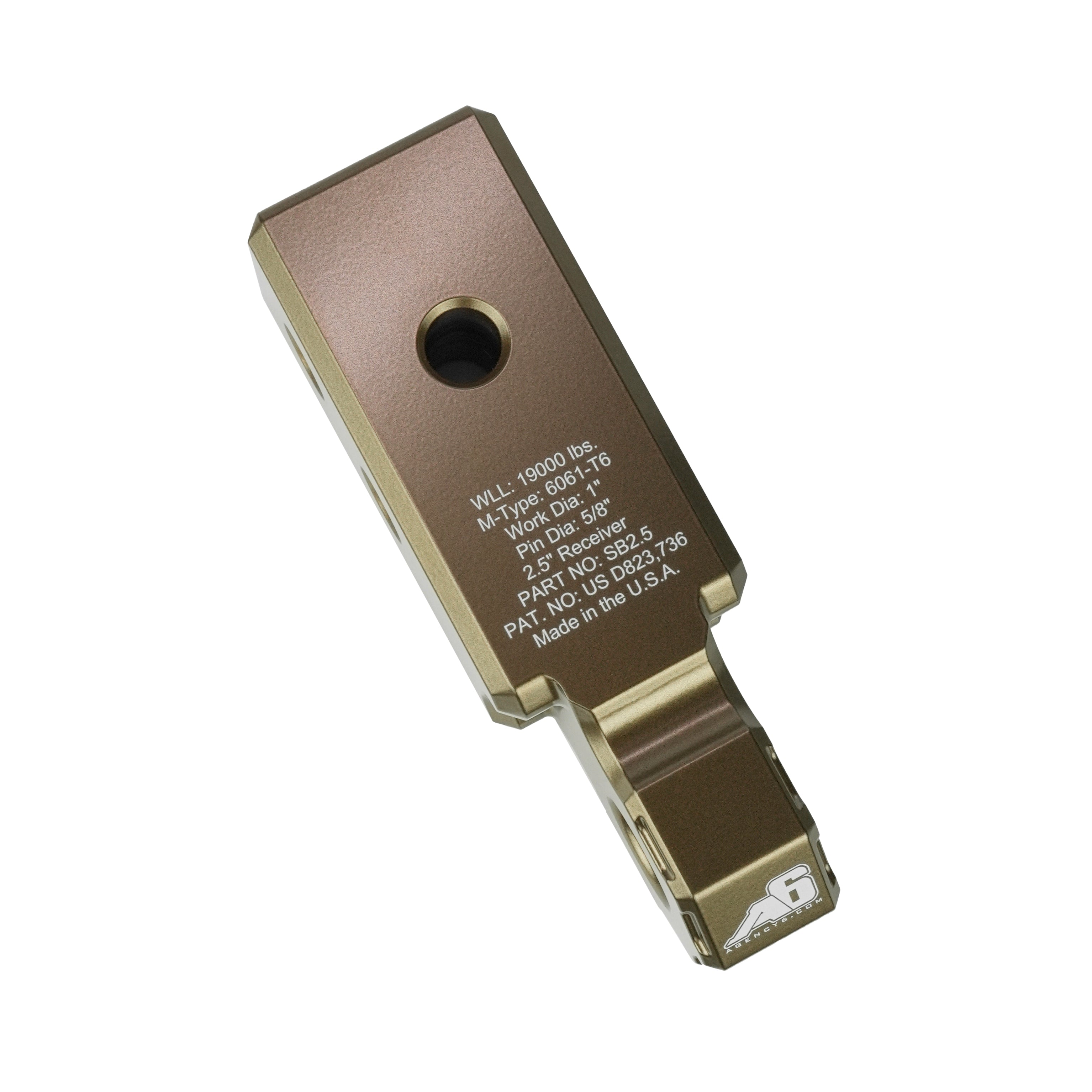 Shackle Block 2.5" Assembly - Bronze