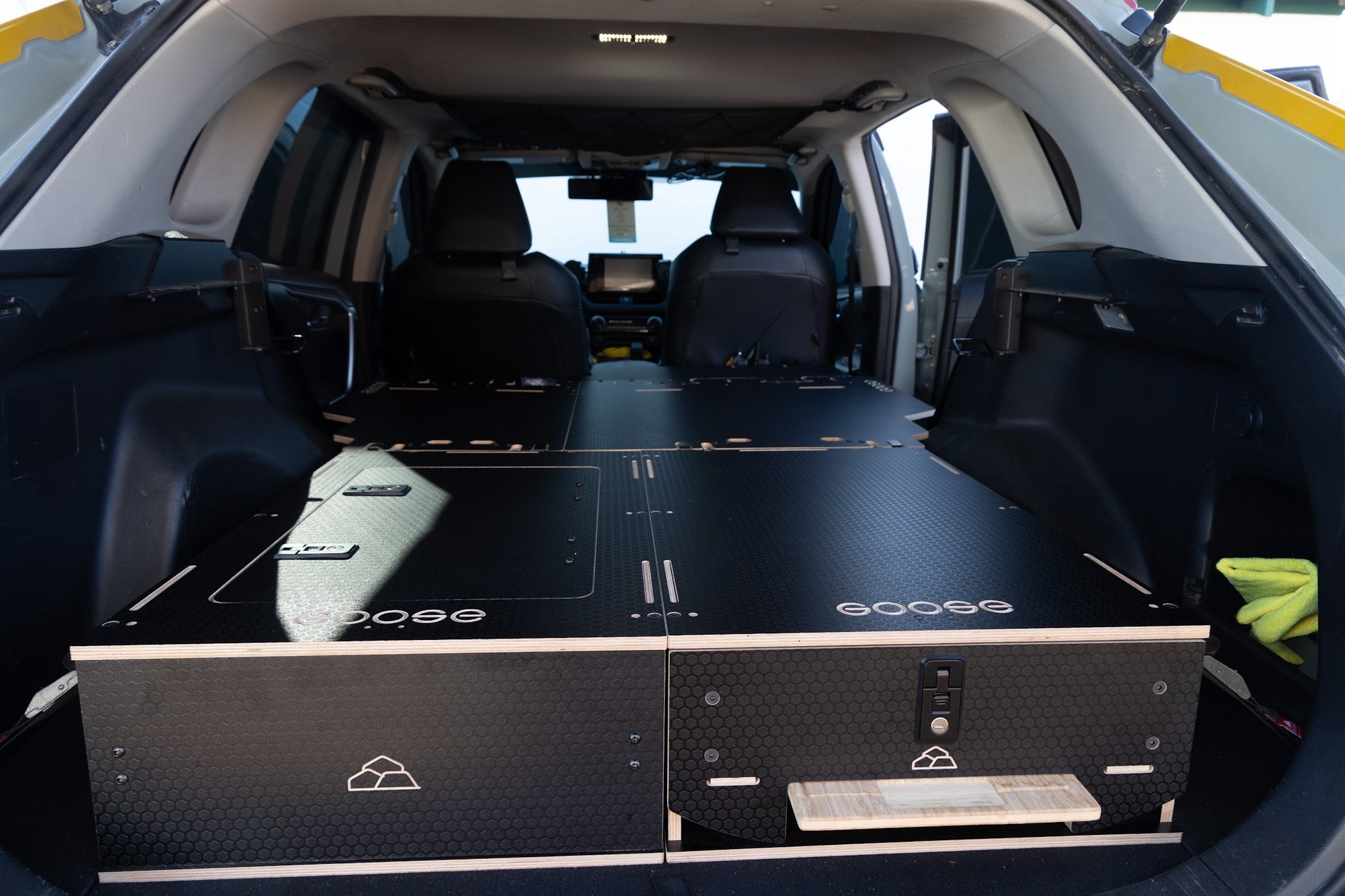 Sleep and Storage Package - Toyota RAV4 2019-Present 5th Gen. Hybrid Packages Goose Gear- Overland Kitted