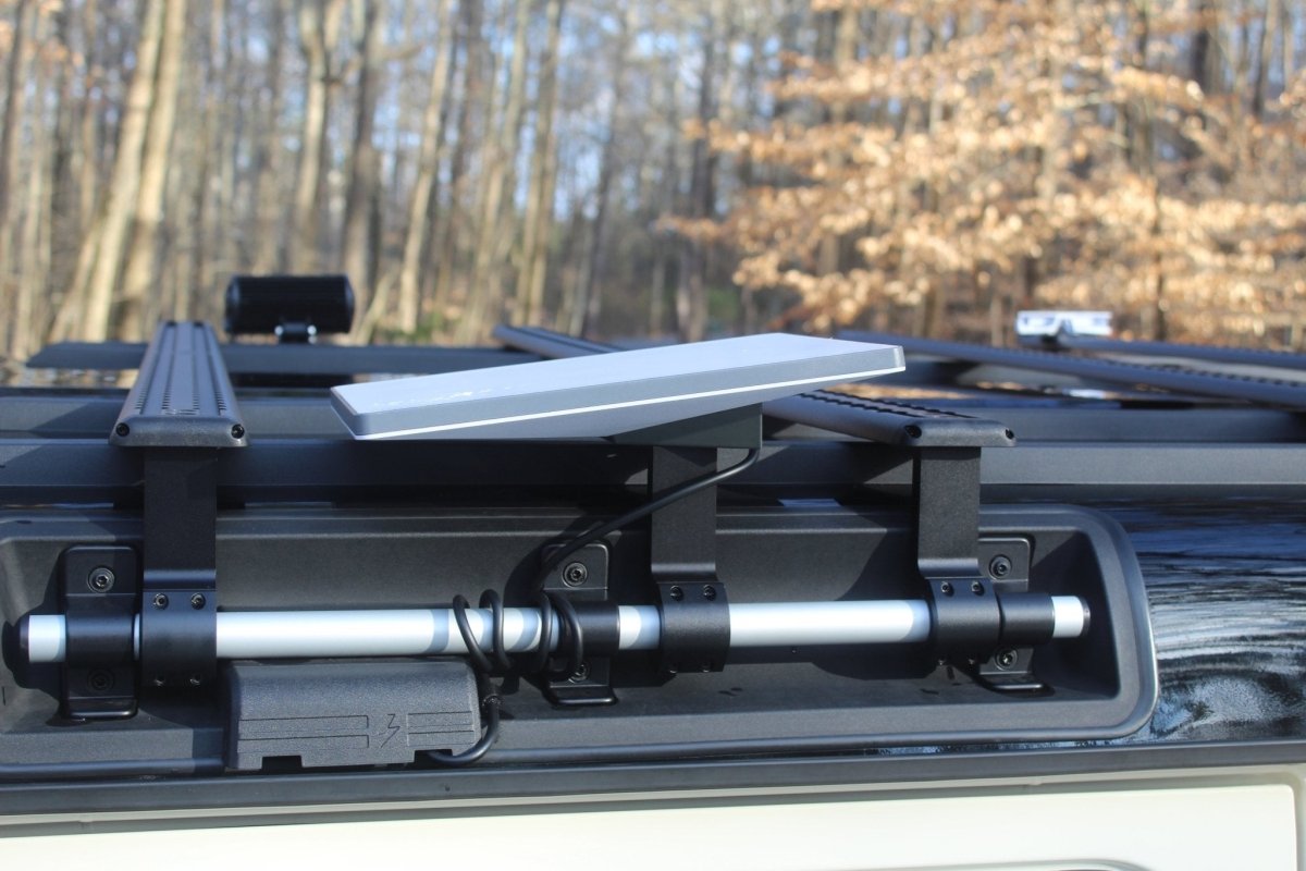 Starlink Mini Roof Mount v2 – Rail & Kickstand for INEOS Grenadier