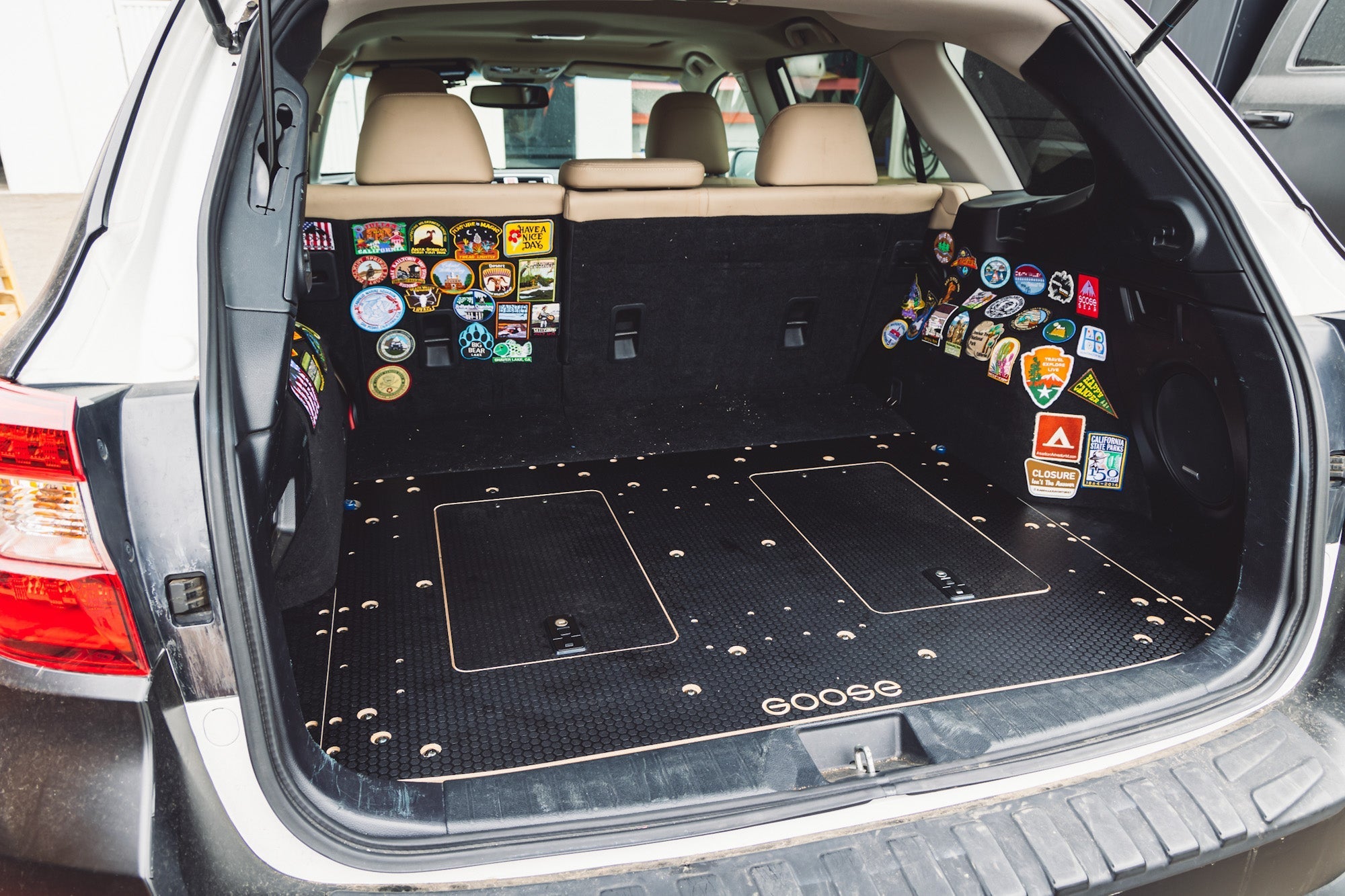 Subaru Outback 2015-2019 5th Gen. - Rear Plate System Plate Systems Goose Gear- Overland Kitted