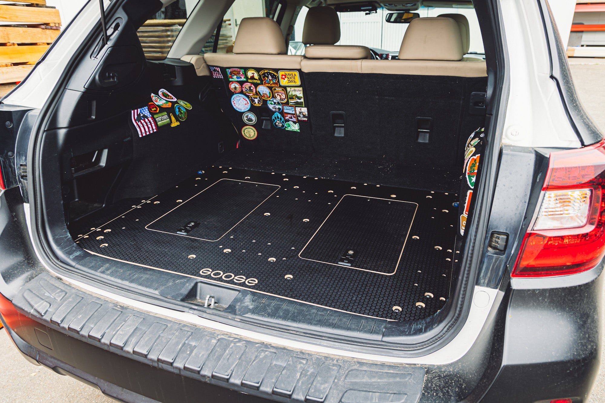 Subaru Outback 2015-2019 5th Gen. - Rear Plate System Plate Systems Goose Gear- Overland Kitted