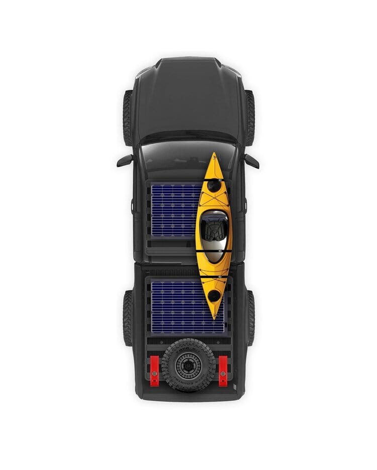 Sunflare Xplor 144W RTT Solar Panel Solar Chargers Sunflare- Overland Kitted