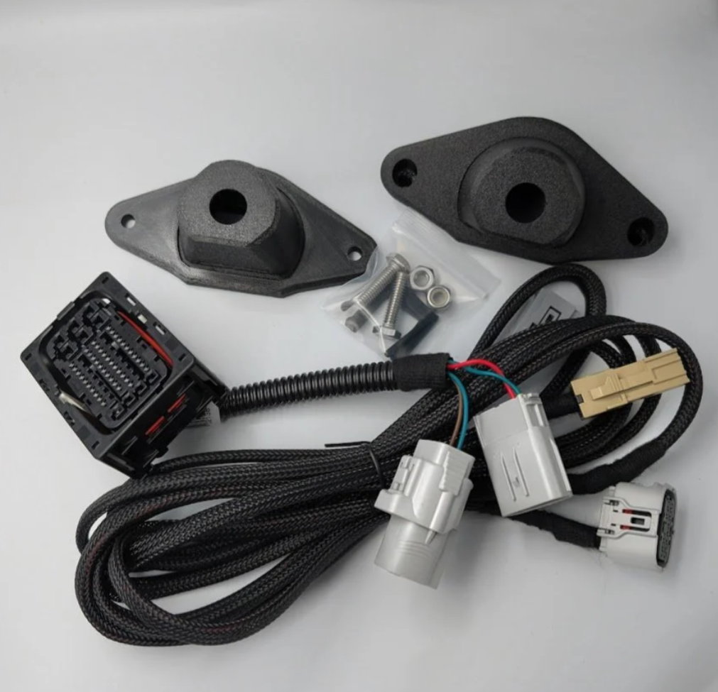 GG Offroad Tacoma tailgate-delete CAN bus adapter harness with relocation mounts