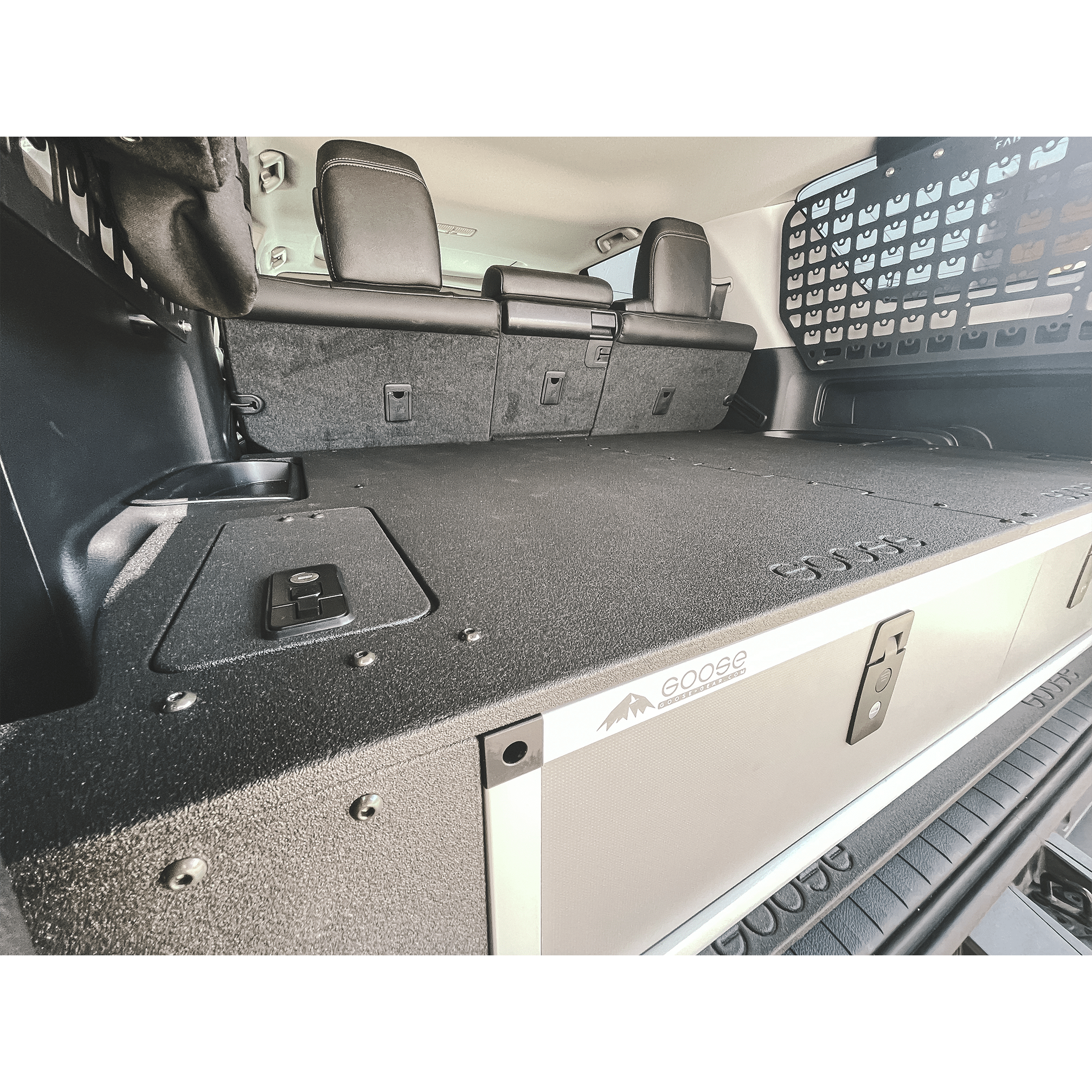 Toyota 4Runner 2010-2024 5th Gen. - Side x Side Drawer Module with Fitted Top Plate Drawers Goose Gear- Overland Kitted