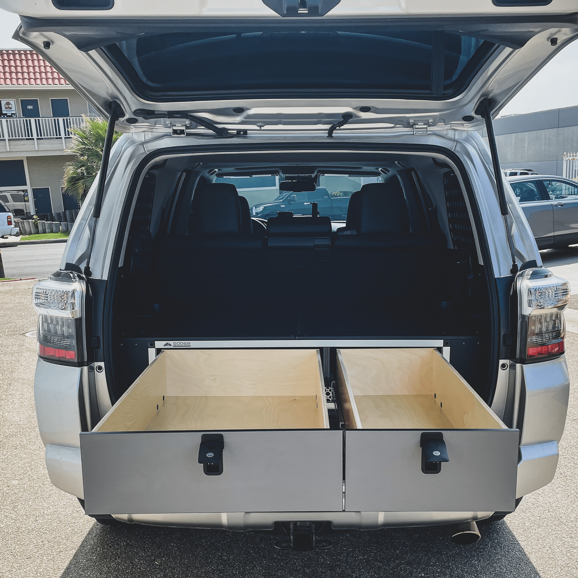 Toyota 4Runner 2010-2024 5th Gen. - Side x Side Drawer Module with Fitted Top Plate Drawers Goose Gear- Overland Kitted