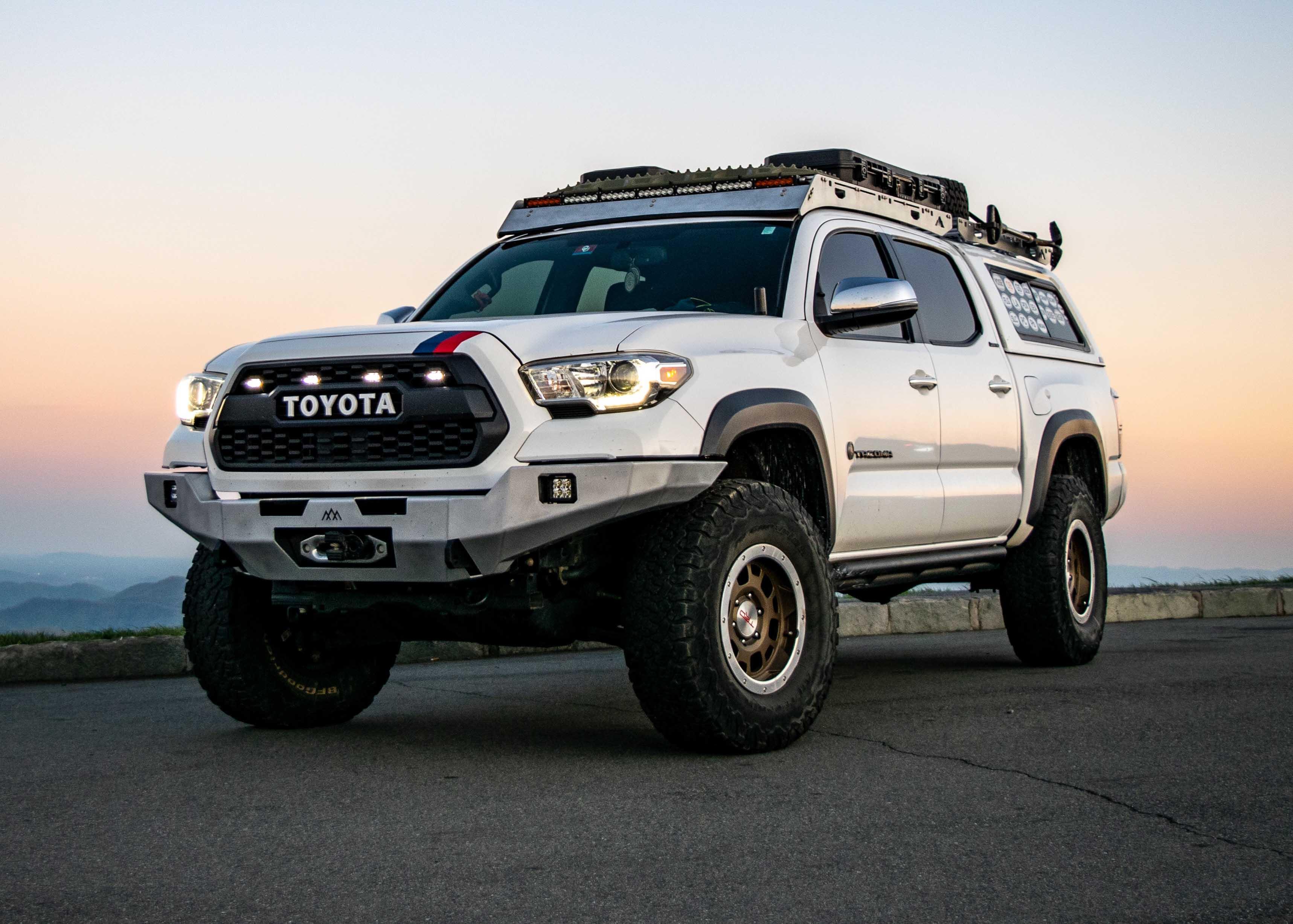 Hi-Lite Overland Toyota Tacoma Front Bumper 3rd Gen (2016-2023) [No Bull Bar]