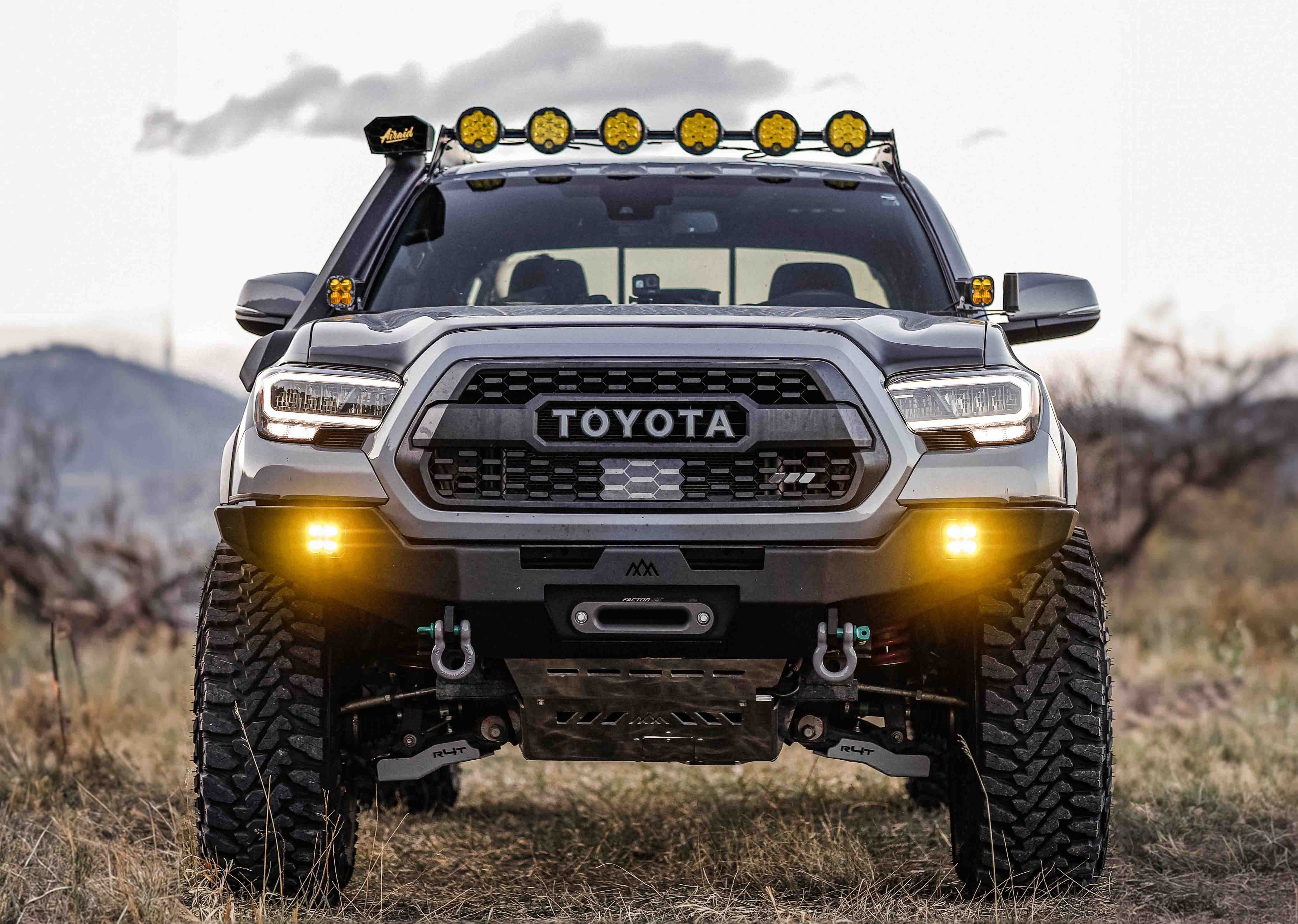 Hi-Lite Overland Toyota Tacoma Front Bumper 3rd Gen (2016-2023) [No Bull Bar]