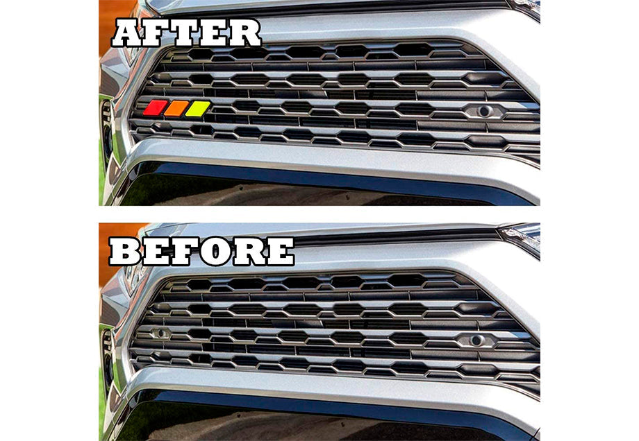 4Runner, Tacoma, Tundra, Tri-Color Badge Emblem Decoration