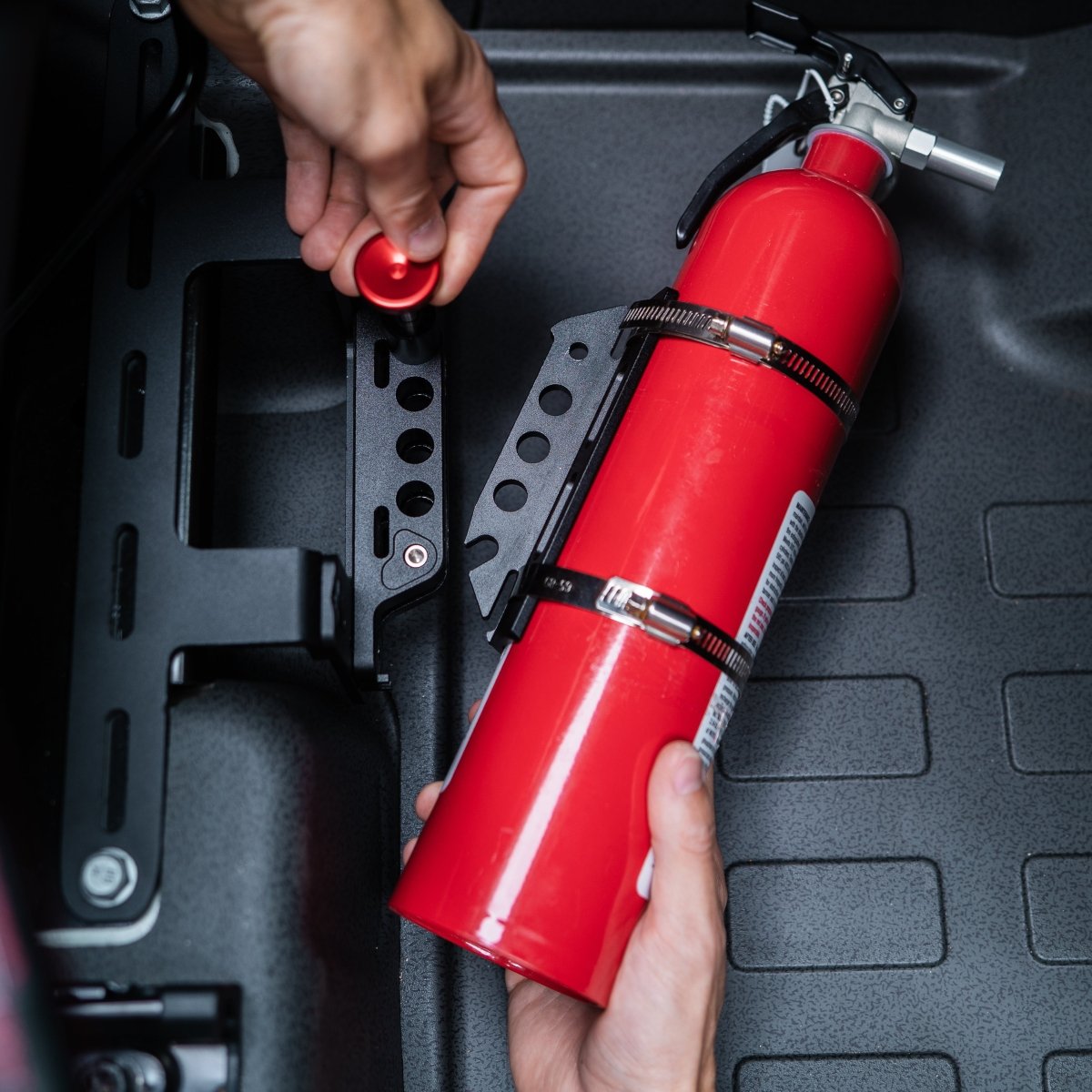 Under-Seat Fire Extinguisher Mount for INEOS Grenadier