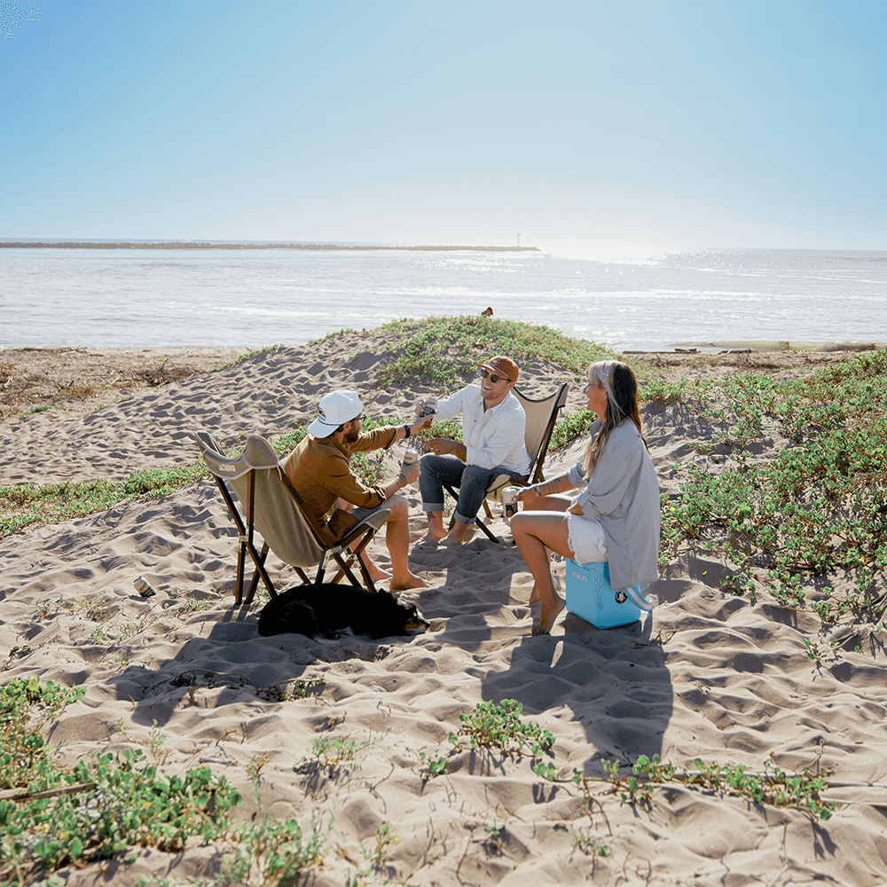 Chama Vaquero hardwood and canvas folding camp chair