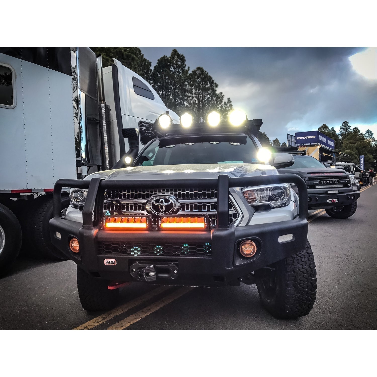 20" Shocker Dual Action LED Light Bar | Race Amber Elliptical