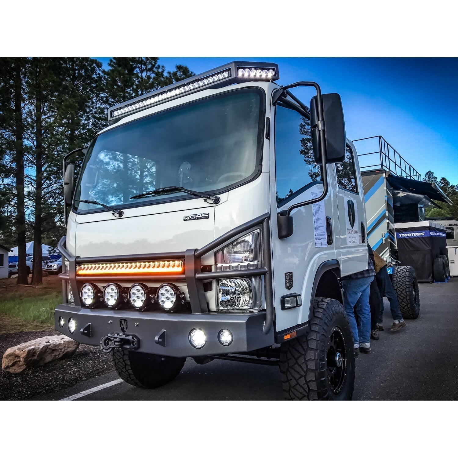 20" Shocker Dual Action LED Light Bar | White Elliptical