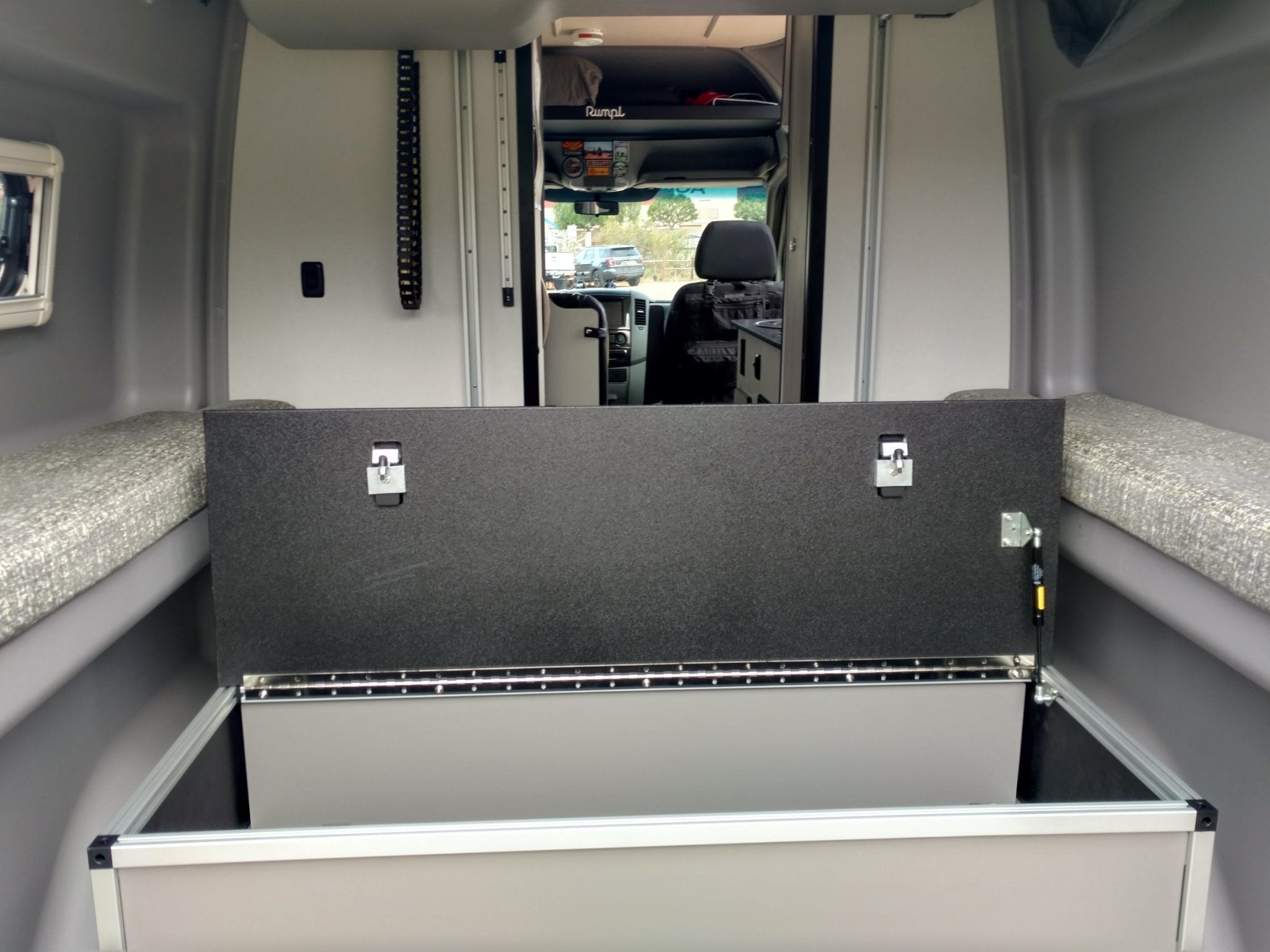 Winnebago Revel 2017-2020 - Top Utility Module Storage System Goose Gear Module Goose Gear- Overland Kitted