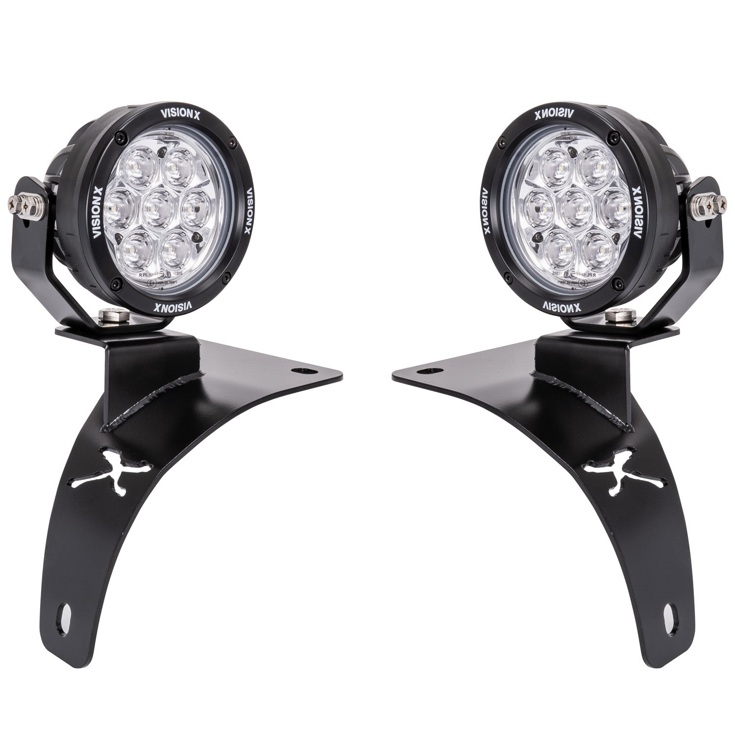 18+ Jeep JL / '20+ Jeep Gladiator Cowl Light Kit (With 4.7" CG2 Light Cannon)