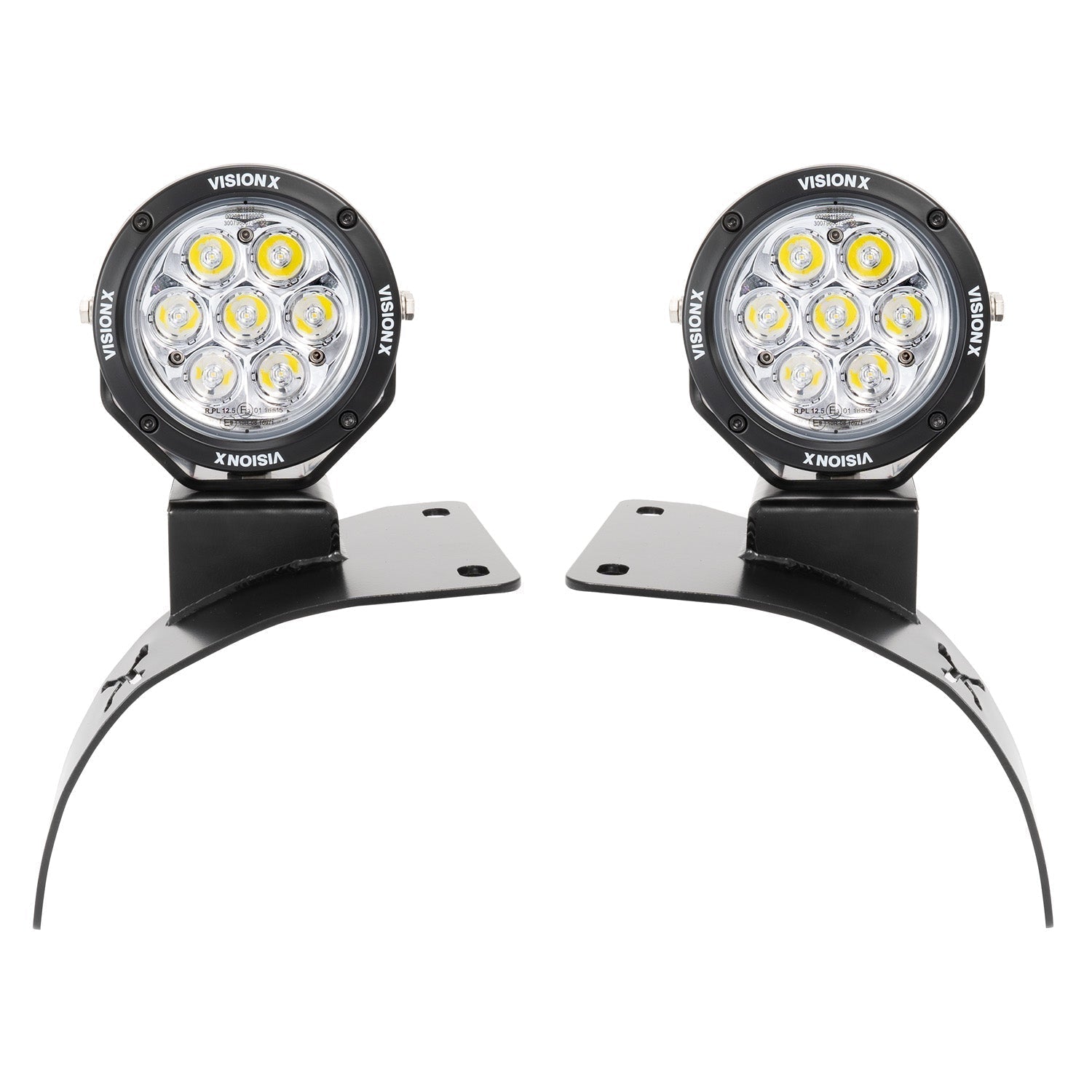 18+ Jeep JL / '20+ Jeep Gladiator Cowl Light Kit (With 4.7" CG2 Light Cannon)