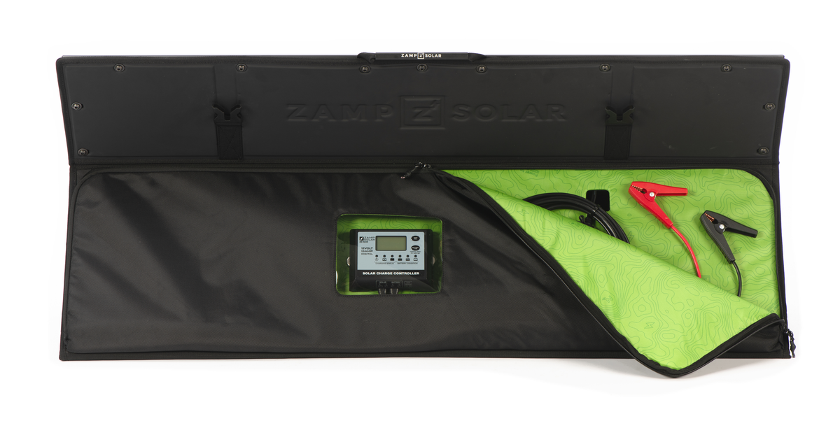 OBSIDIAN® SERIES 200-Watt Combo Kit - Regulated  Portable Kit Zamp Solar- Overland Kitted