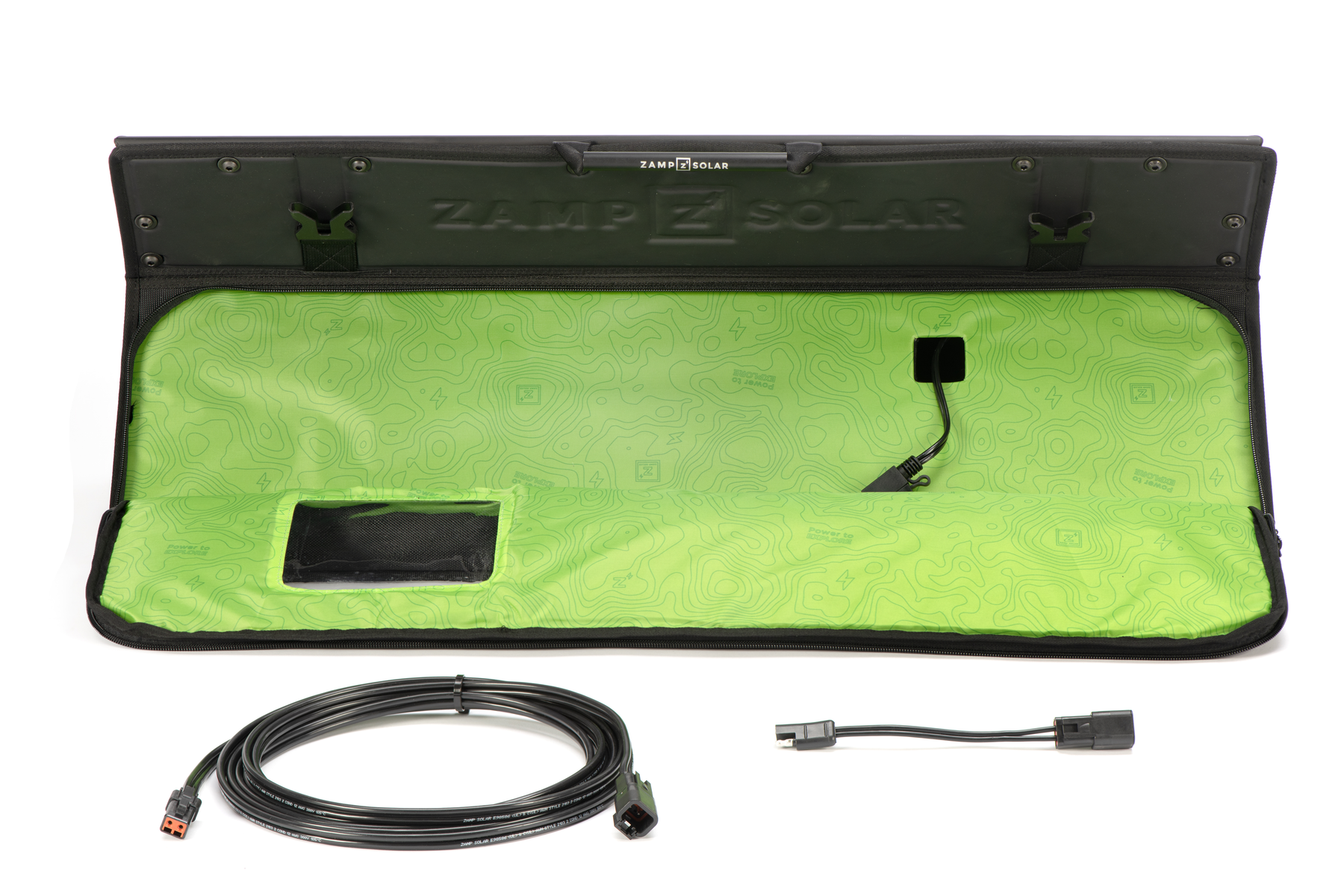 OBSIDIAN® SERIES 90-Watt Combo Kit - Regulated  Portable Kit Zamp Solar- Overland Kitted