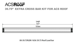 ACS ROOF Extra Load Bar Kit TOYOTA Tacoma Gen 2-3 Over The Cab ACS ROOF Platform Rack Leitner Designs- Adventure Imports
