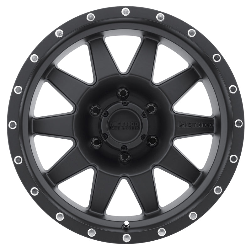 Method MR301 17x8.5 | 6x5.5 0mm | 108mm CB Wheel [Matte Black]  Wheels Method Wheels- Adventure Imports