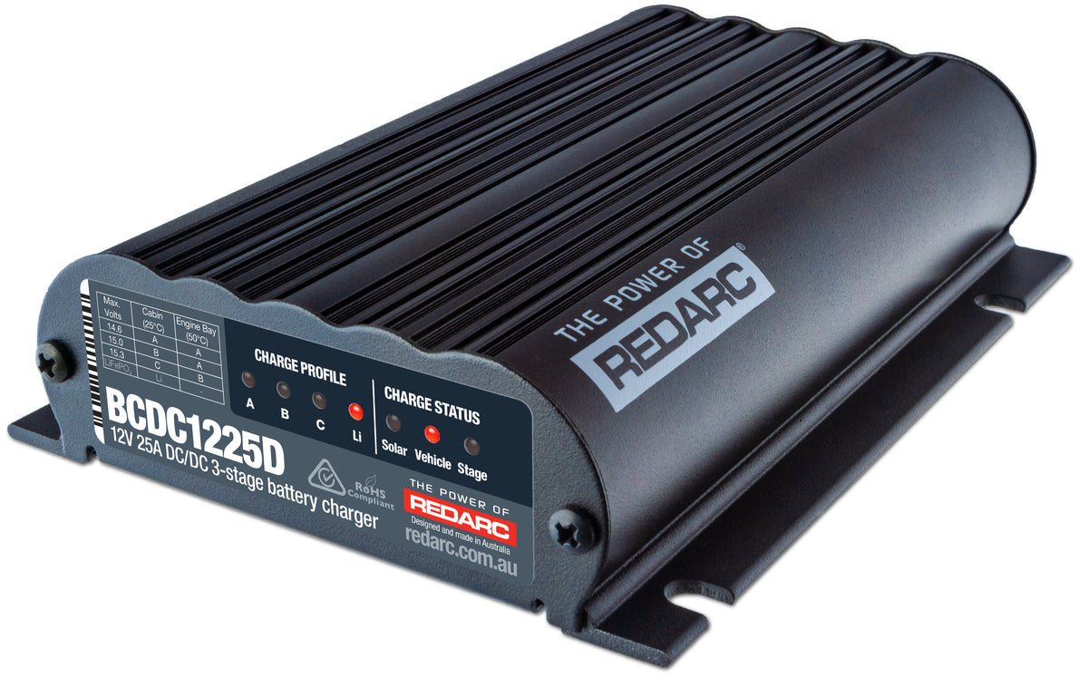 REDARC 12V 25A In-Vehicle DC Power Supply  Battery System Accessories REDARC- Adventure Imports