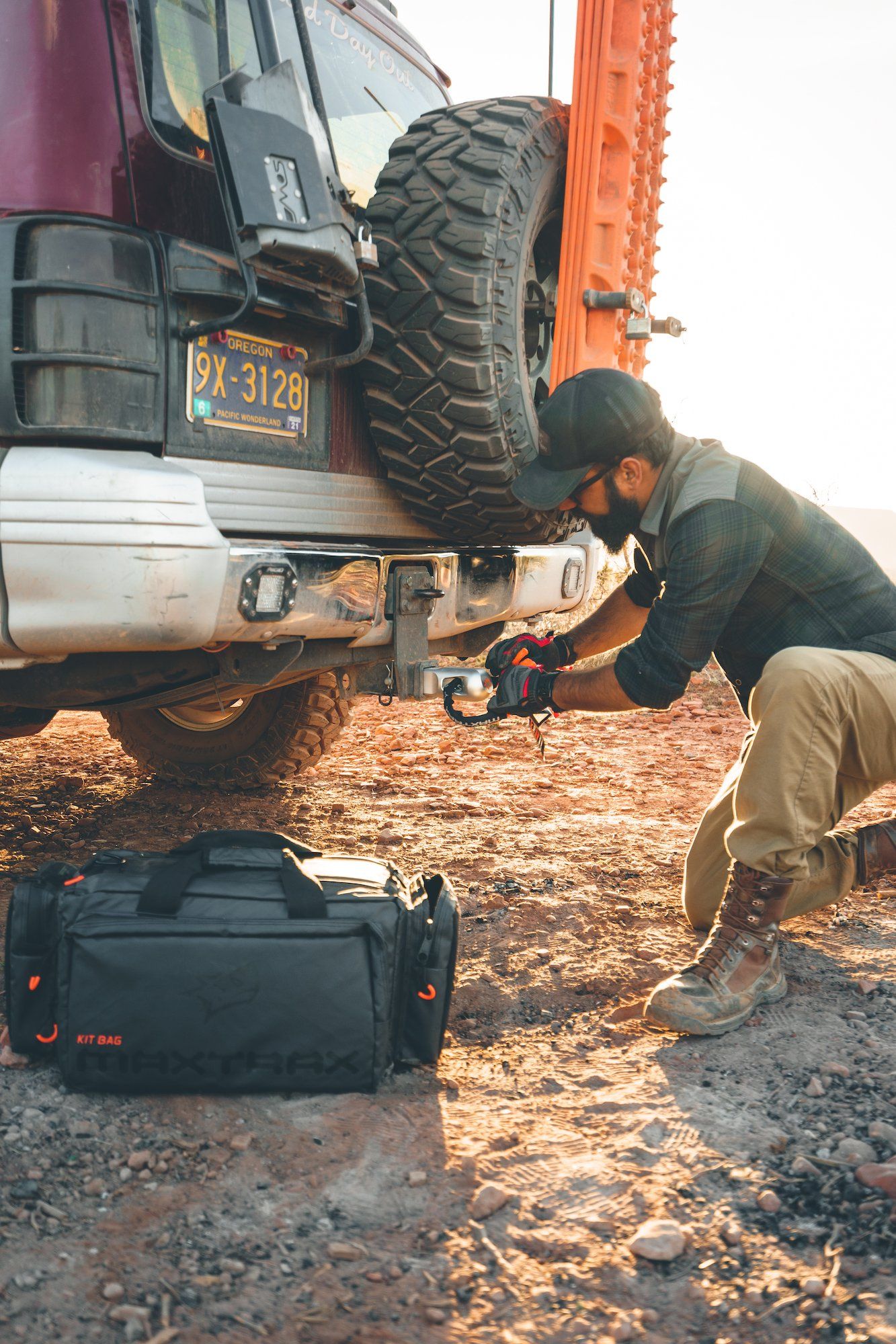 MAXTRAX Hitch 50  Recovery Gear MAXTRAX- Overland Kitted